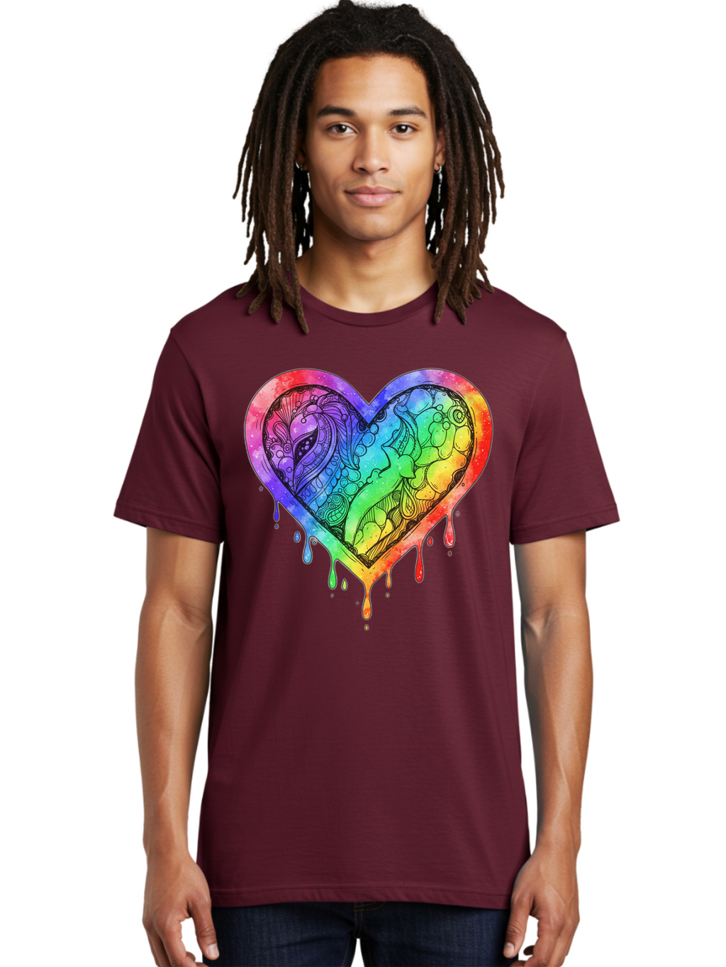 Rainbow-Heart-Koi Men'S Graphic Tee, 100% Cotton, Comfortable Casual Summer Wear, Machine Washable, Vintage Camera, Old Camera, Antique Camera, Black Camera, Classic Photography, Photography Equipment, Nostalgic Device, Film Camera, Camera Art Baj740