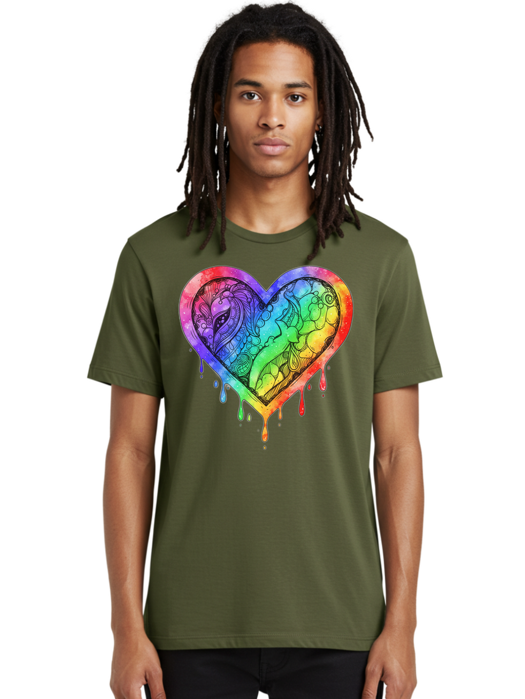 Rainbow-Heart-Koi Men'S Graphic Tee, 100% Cotton, Comfortable Casual Summer Wear, Machine Washable, Vintage Camera, Old Camera, Antique Camera, Black Camera, Classic Photography, Photography Equipment, Nostalgic Device, Film Camera, Camera Art Baj740