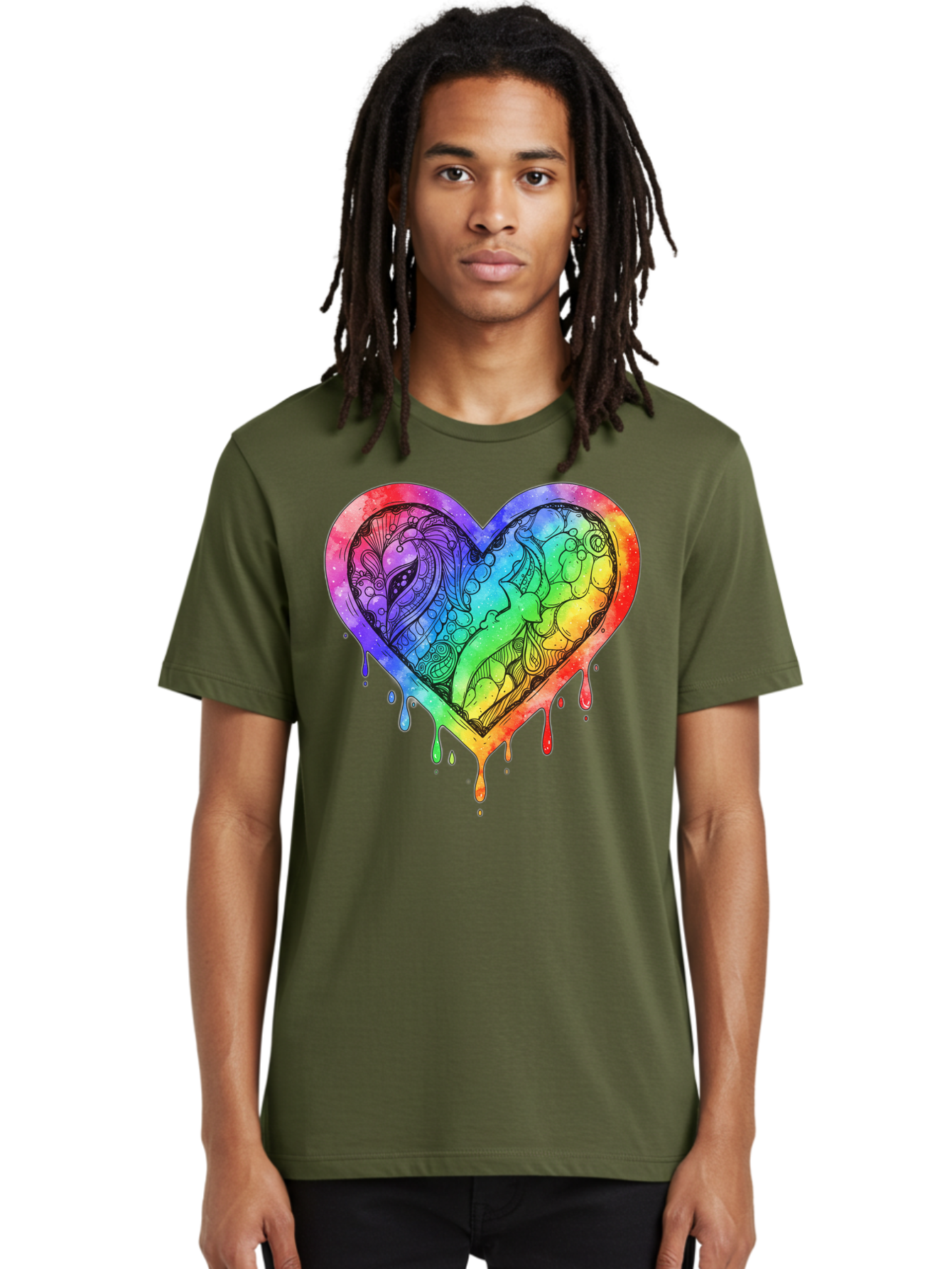 Rainbow-Heart-Koi Men'S Graphic Tee, 100% Cotton, Comfortable Casual Summer Wear, Machine Washable, Vintage Camera, Old Camera, Antique Camera, Black Camera, Classic Photography, Photography Equipment, Nostalgic Device, Film Camera, Camera Art Baj740