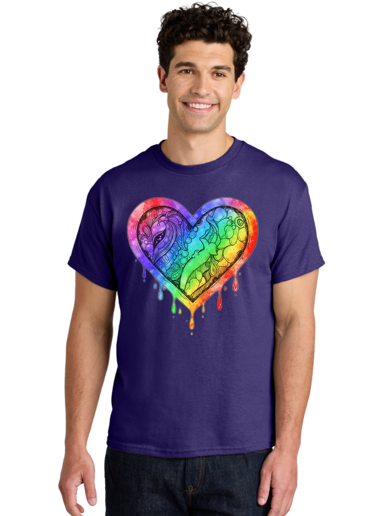 Rainbow-Heart-Koi Men'S Graphic Tee, 100% Cotton, Comfortable Casual Summer Wear, Machine Washable, Vintage Camera, Old Camera, Antique Camera, Black Camera, Classic Photography, Photography Equipment, Nostalgic Device, Film Camera, Camera Art Baj740