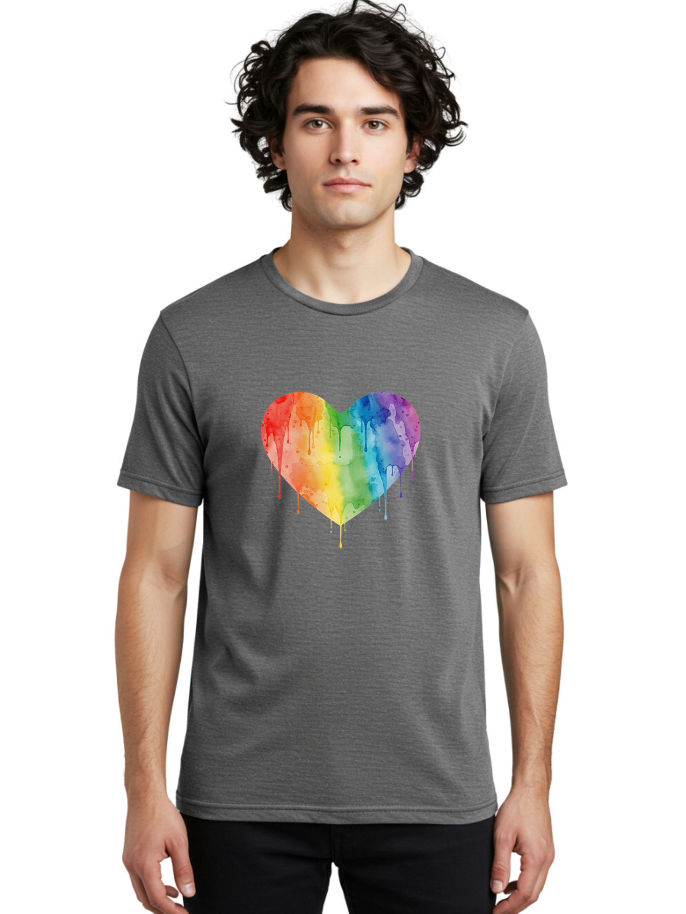 Rainbow-Heart Men'S Graphic Tee, 100% Cotton, Comfortable Casual Summer Wear, Machine Washable, Vintage Camera, Old Camera, Antique Camera, Black Camera, Classic Photography, Photography Equipment, Nostalgic Device, Film Camera, Camera Art Baj742