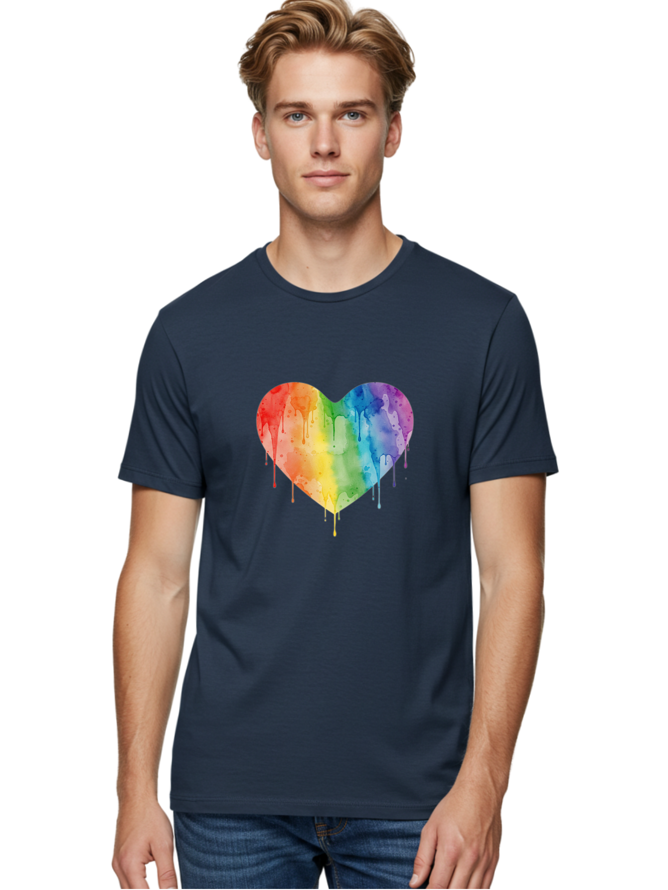 Rainbow-Heart Men'S Graphic Tee, 100% Cotton, Comfortable Casual Summer Wear, Machine Washable, Vintage Camera, Old Camera, Antique Camera, Black Camera, Classic Photography, Photography Equipment, Nostalgic Device, Film Camera, Camera Art Baj742