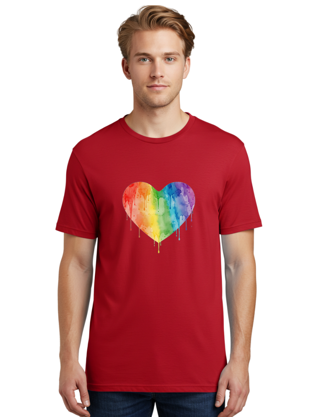 Rainbow-Heart Men'S Graphic Tee, 100% Cotton, Comfortable Casual Summer Wear, Machine Washable, Vintage Camera, Old Camera, Antique Camera, Black Camera, Classic Photography, Photography Equipment, Nostalgic Device, Film Camera, Camera Art Baj742