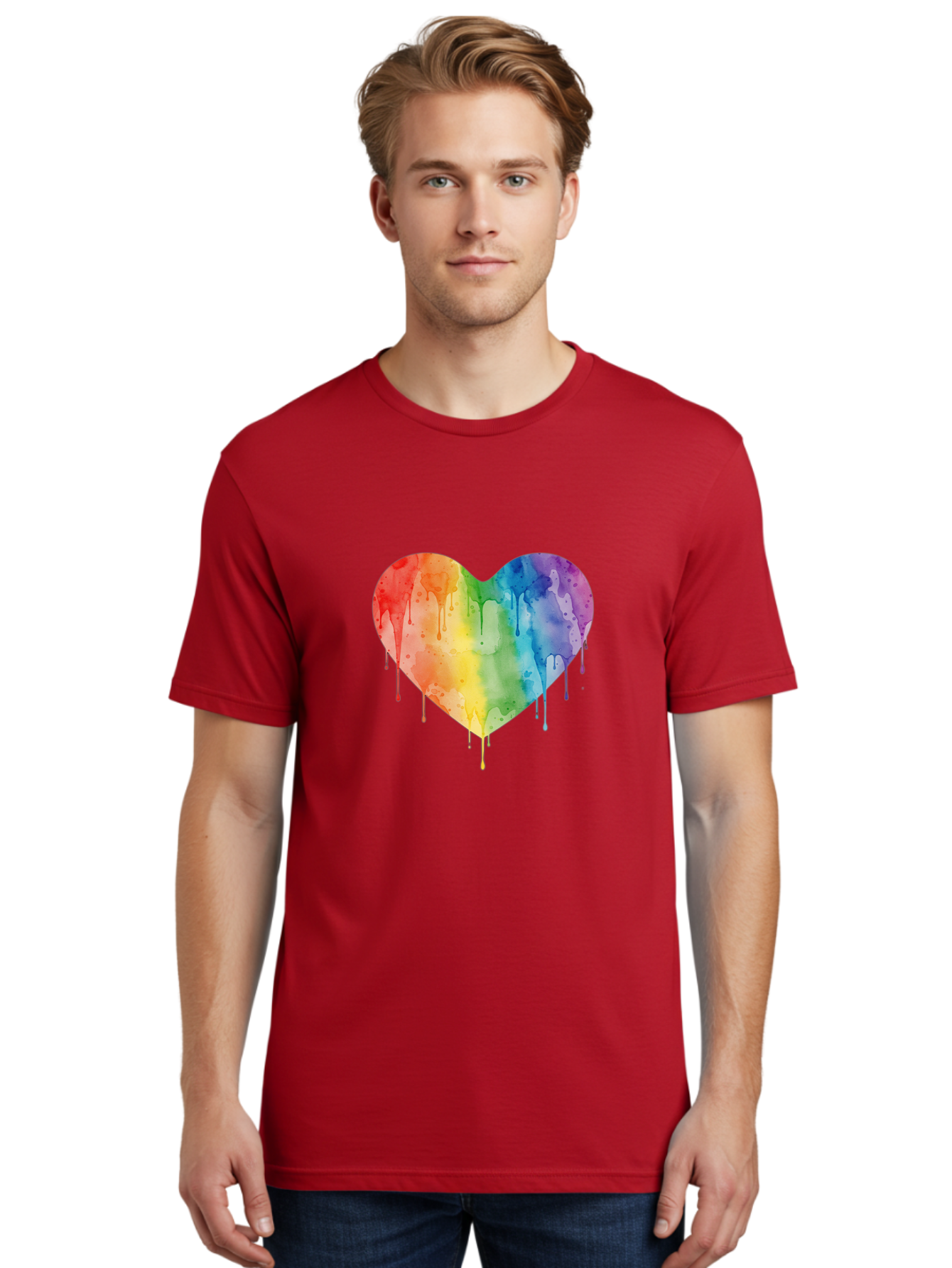 Rainbow-Heart Men'S Graphic Tee, 100% Cotton, Comfortable Casual Summer Wear, Machine Washable, Vintage Camera, Old Camera, Antique Camera, Black Camera, Classic Photography, Photography Equipment, Nostalgic Device, Film Camera, Camera Art Baj742