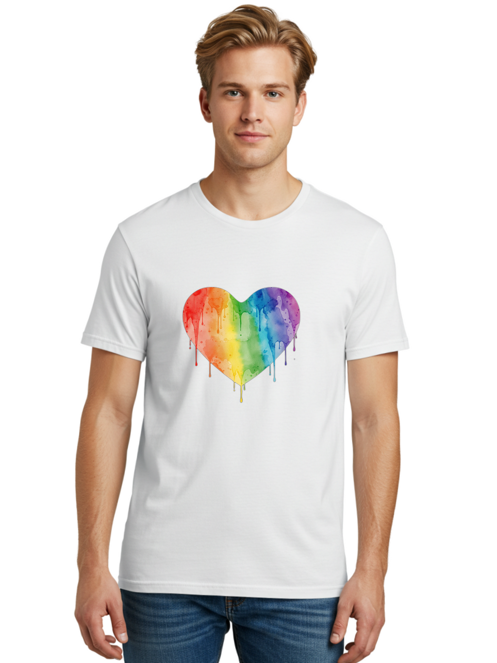 Rainbow-Heart Men'S Graphic Tee, 100% Cotton, Comfortable Casual Summer Wear, Machine Washable, Vintage Camera, Old Camera, Antique Camera, Black Camera, Classic Photography, Photography Equipment, Nostalgic Device, Film Camera, Camera Art Baj742
