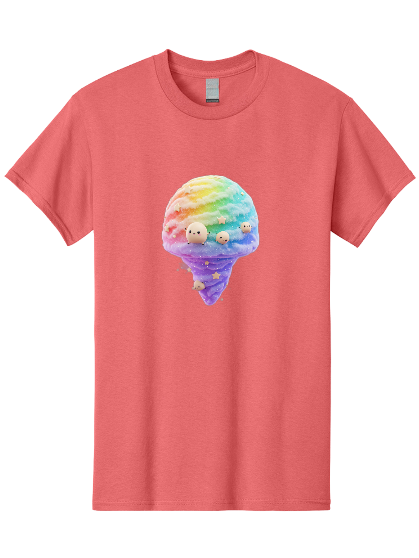 Rainbow-Ice-Cream Men'S Graphic Tee, 100% Cotton, Comfortable Casual Summer Wear, Machine Washable, Vintage Camera, Old Camera, Antique Camera, Black Camera, Classic Photography, Photography Equipment, Nostalgic Device, Film Camera, Camera Art Baj743