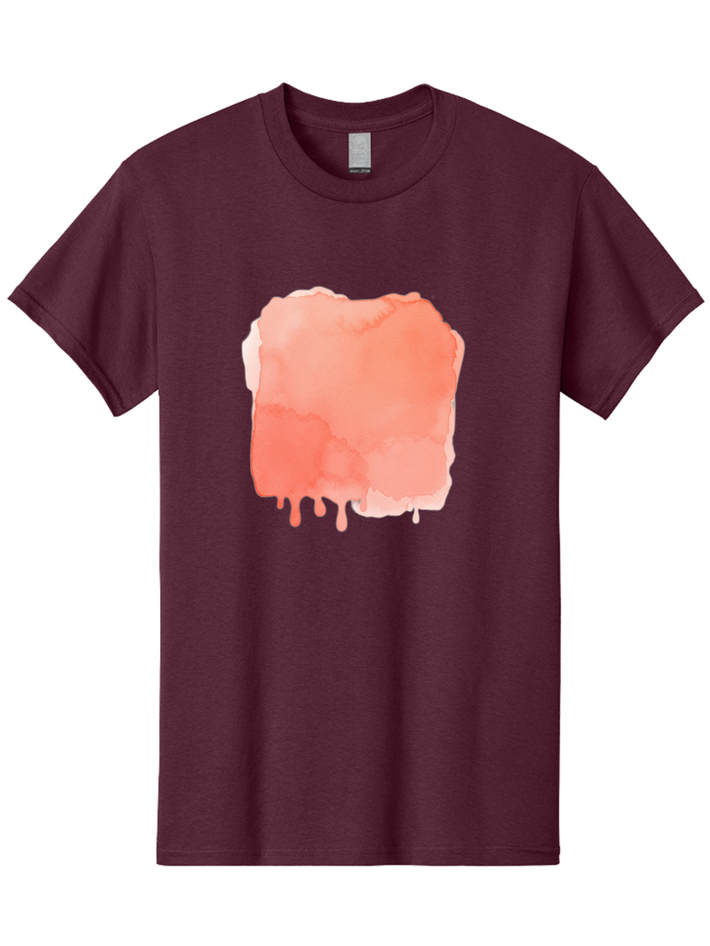 Salmon-Watercolor Men'S Graphic Tee, 100% Cotton, Comfortable Casual Summer Wear, Machine Washable, Vintage Camera, Old Camera, Antique Camera, Black Camera, Classic Photography, Photography Equipment, Nostalgic Device, Film Camera, Camera Art Baj753