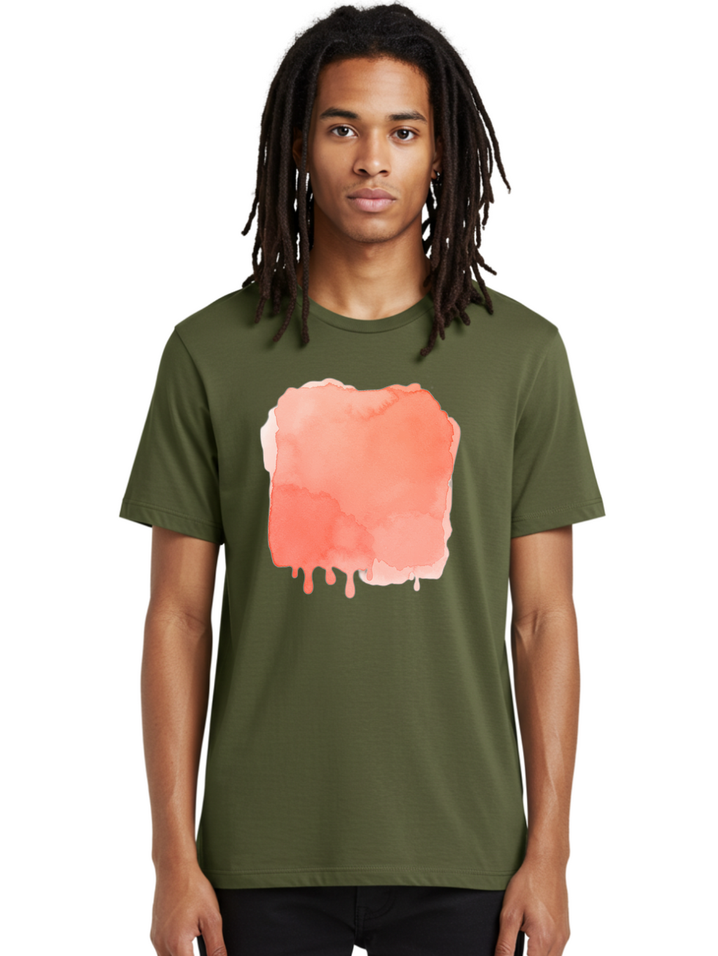 Salmon-Watercolor Men'S Graphic Tee, 100% Cotton, Comfortable Casual Summer Wear, Machine Washable, Vintage Camera, Old Camera, Antique Camera, Black Camera, Classic Photography, Photography Equipment, Nostalgic Device, Film Camera, Camera Art Baj753