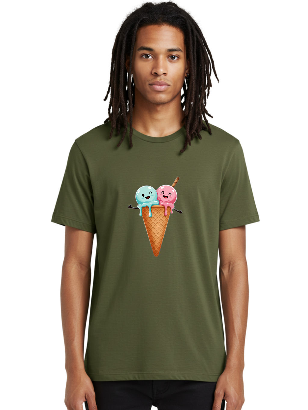 Scoops-Of-Ice-Cream Men'S Graphic Tee, 100% Cotton, Comfortable Casual Summer Wear, Machine Washable, Vintage Camera, Old Camera, Antique Camera, Black Camera, Classic Photography, Photography Equipment, Nostalgic Device, Film Camera, Baj754