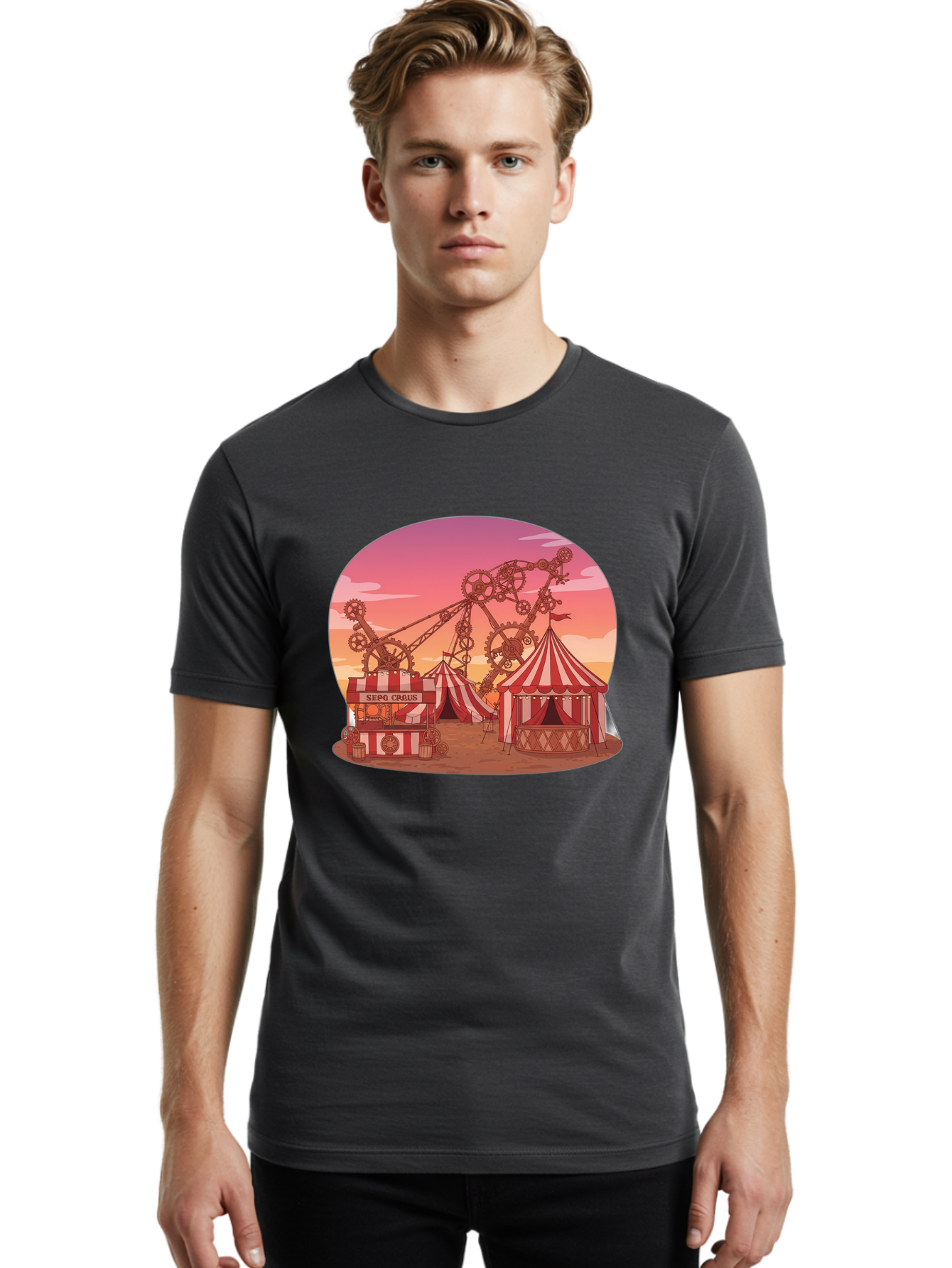 Sepo-Crbus Men'S Graphic Tee, 100% Cotton, Comfortable Casual Summer Wear, Machine Washable, Vintage Camera, Old Camera, Antique Camera, Black Camera, Classic Photography, Photography Equipment, Nostalgic Device, Film Camera, Camera Art Baj755