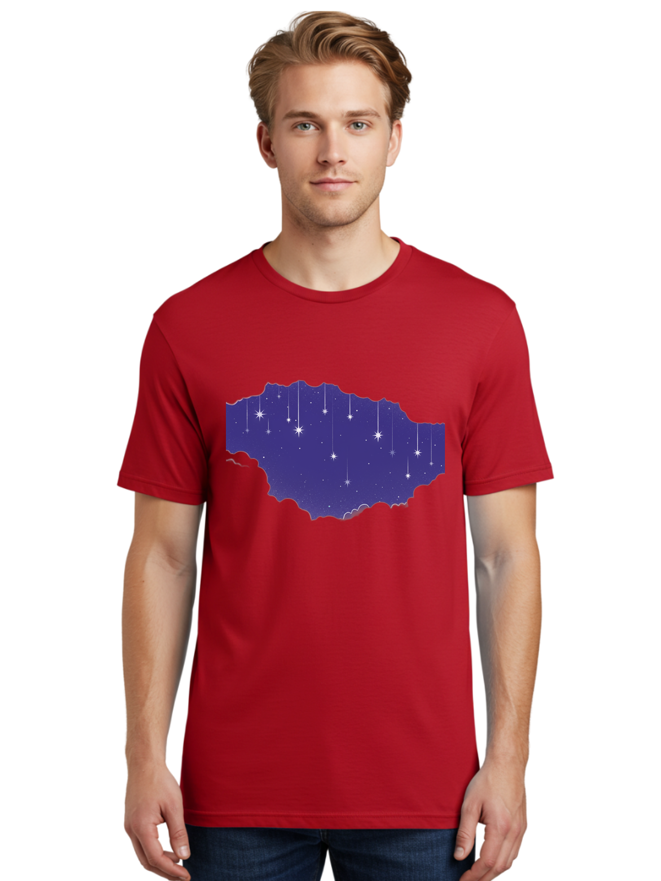 Shooting-Stars-1 Men'S Graphic Tee, 100% Cotton, Comfortable Casual Summer Wear, Machine Washable, Vintage Camera, Old Camera, Antique Camera, Black Camera, Classic Photography, Photography Equipment, Nostalgic Device, Film Camera, Camera Art Baj756