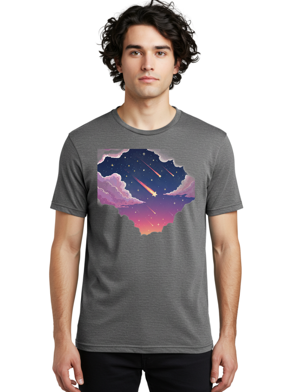 Shooting-Stars Men'S Graphic Tee, 100% Cotton, Comfortable Casual Summer Wear, Machine Washable, Vintage Camera, Old Camera, Antique Camera, Black Camera, Classic Photography, Photography Equipment, Nostalgic Device, Film Camera, Camera Art Baj757