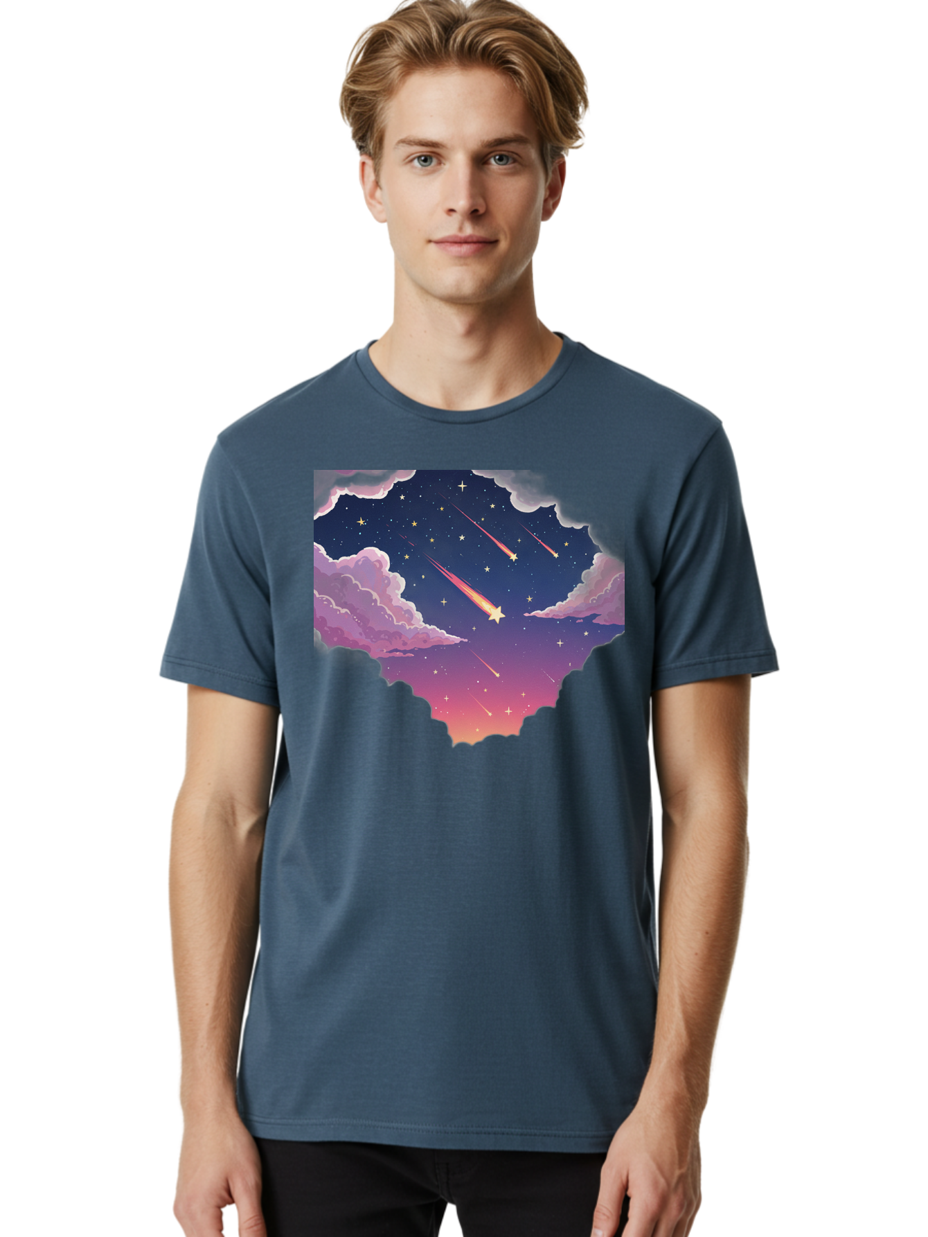 Shooting-Stars Men'S Graphic Tee, 100% Cotton, Comfortable Casual Summer Wear, Machine Washable, Vintage Camera, Old Camera, Antique Camera, Black Camera, Classic Photography, Photography Equipment, Nostalgic Device, Film Camera, Camera Art Baj757