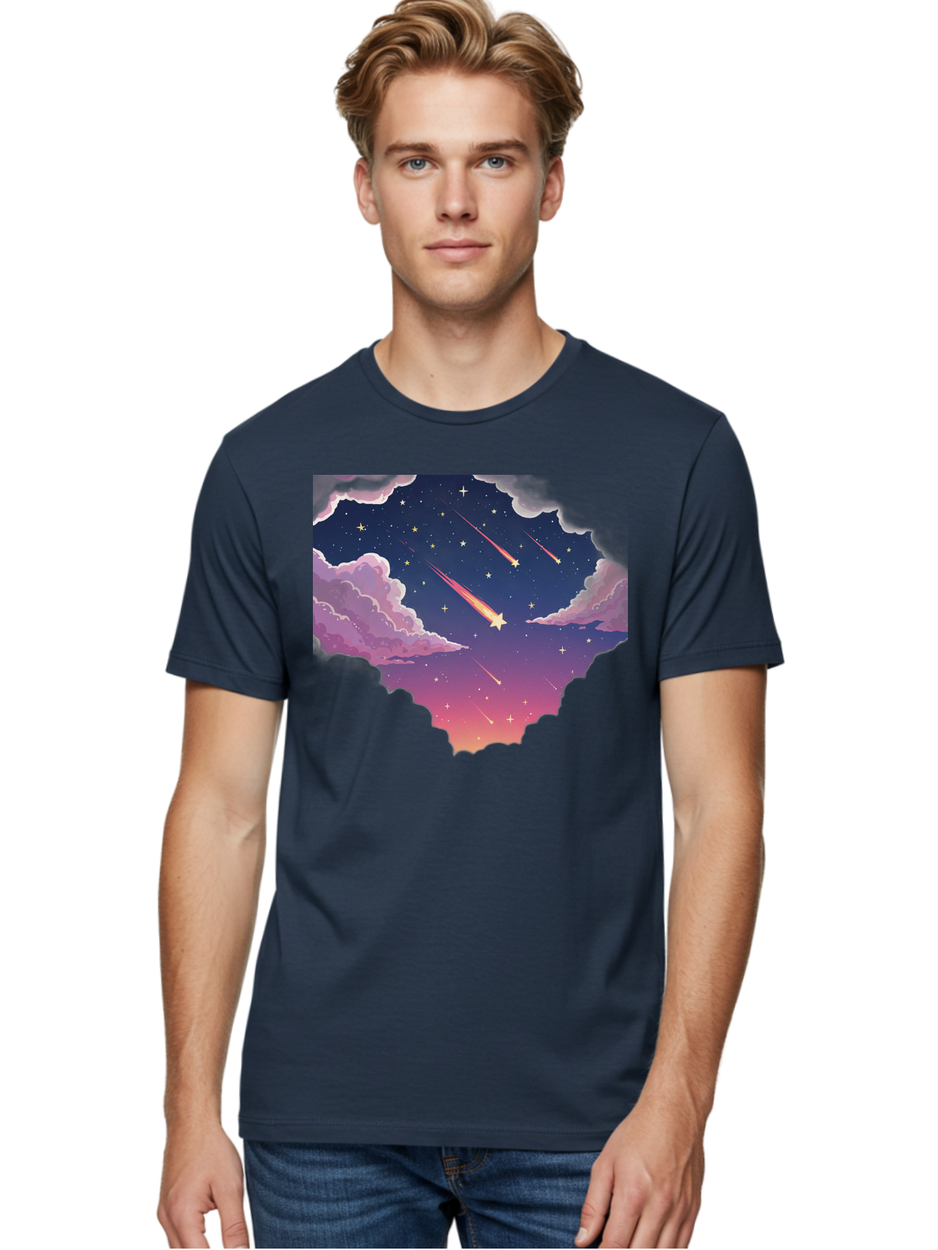 Shooting-Stars Men'S Graphic Tee, 100% Cotton, Comfortable Casual Summer Wear, Machine Washable, Vintage Camera, Old Camera, Antique Camera, Black Camera, Classic Photography, Photography Equipment, Nostalgic Device, Film Camera, Camera Art Baj757