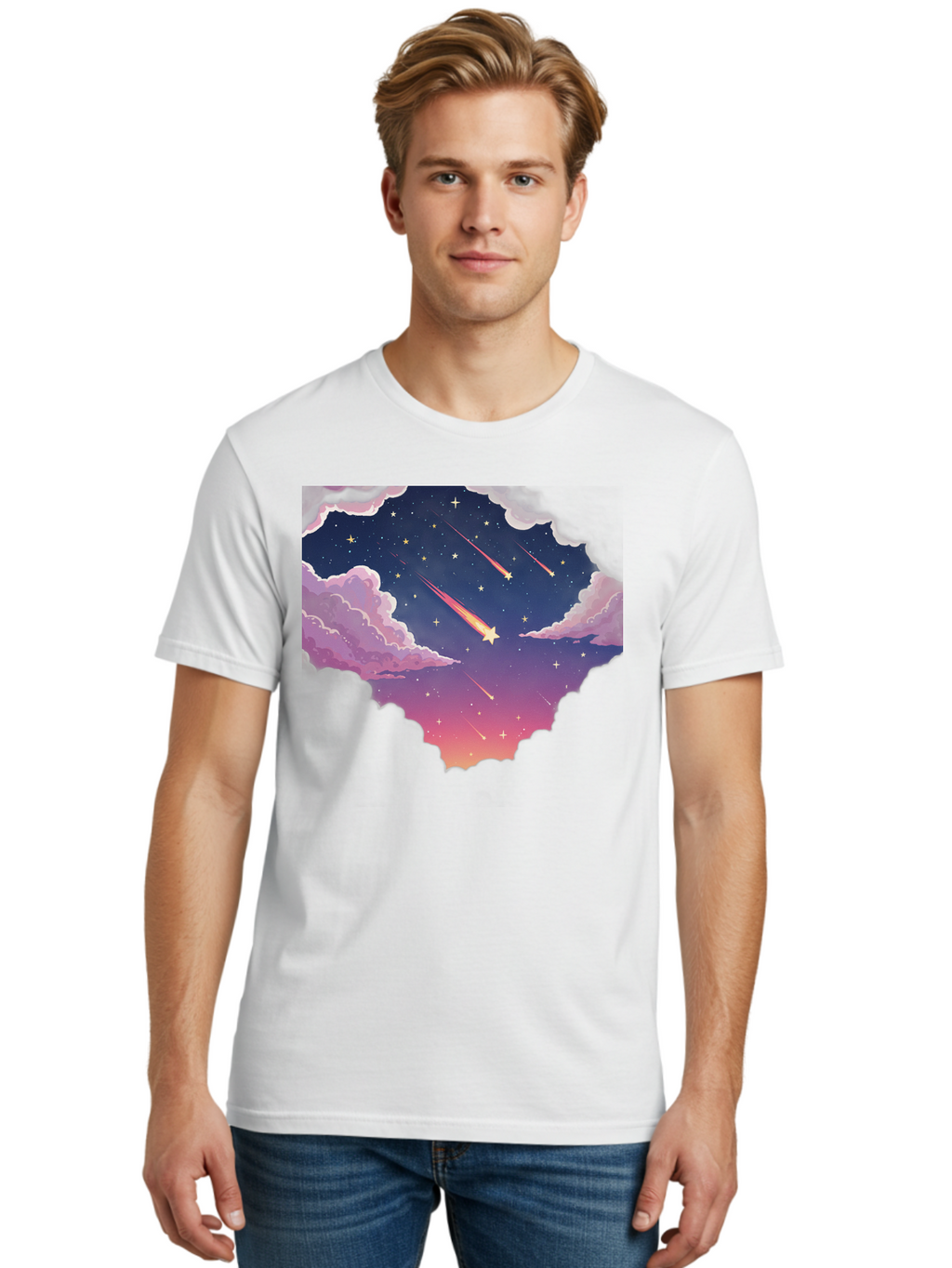 Shooting-Stars Men'S Graphic Tee, 100% Cotton, Comfortable Casual Summer Wear, Machine Washable, Vintage Camera, Old Camera, Antique Camera, Black Camera, Classic Photography, Photography Equipment, Nostalgic Device, Film Camera, Camera Art Baj757