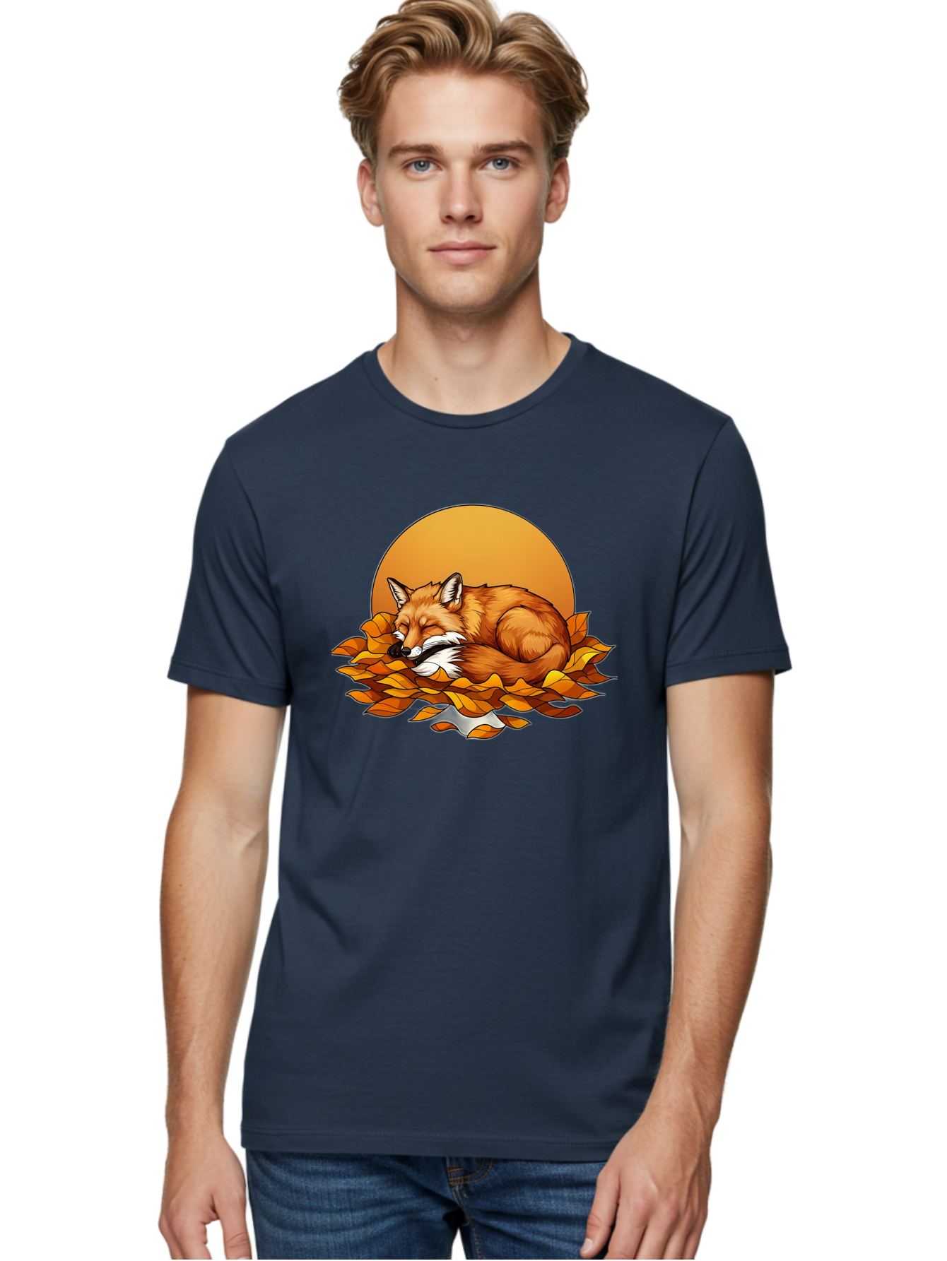 Sleeping-Fox-2 Men'S Graphic Tee, 100% Cotton, Comfortable Casual Summer Wear, Machine Washable, Vintage Camera, Old Camera, Antique Camera, Black Camera, Classic Photography, Photography Equipment, Nostalgic Device, Film Camera, Camera Art Baj764
