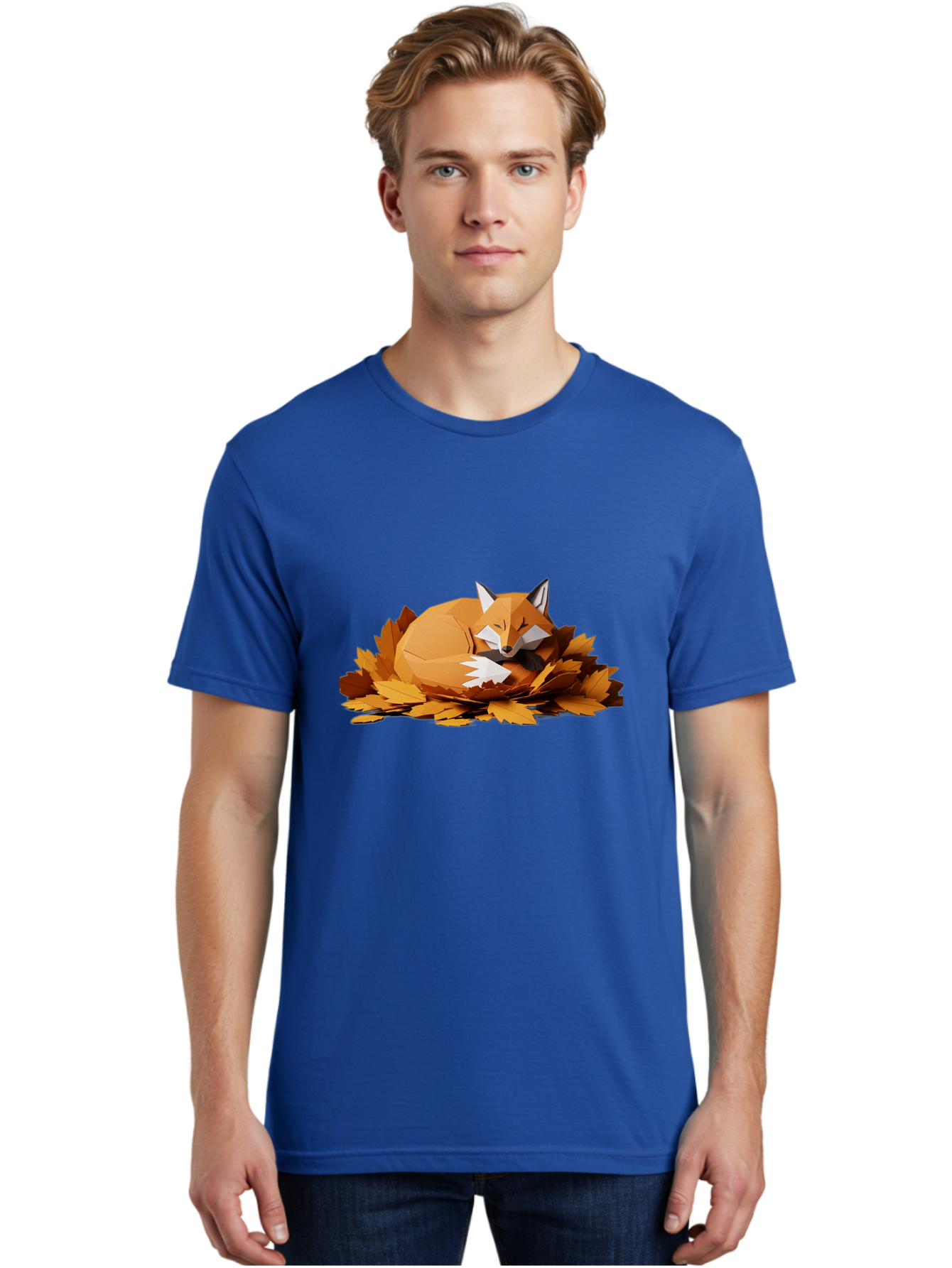 Sleeping-Fox-3 Men'S Graphic Tee, 100% Cotton, Comfortable Casual Summer Wear, Machine Washable, Vintage Camera, Old Camera, Antique Camera, Black Camera, Classic Photography, Photography Equipment, Nostalgic Device, Film Camera, Camera Art Baj765