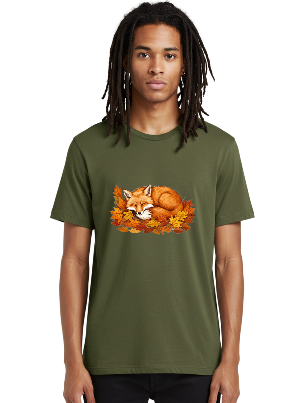 Sleeping-Fox-5 Men'S Graphic Tee, 100% Cotton, Comfortable Casual Summer Wear, Machine Washable, Vintage Camera, Old Camera, Antique Camera, Black Camera, Classic Photography, Photography Equipment, Nostalgic Device, Film Camera, Camera Art Baj767