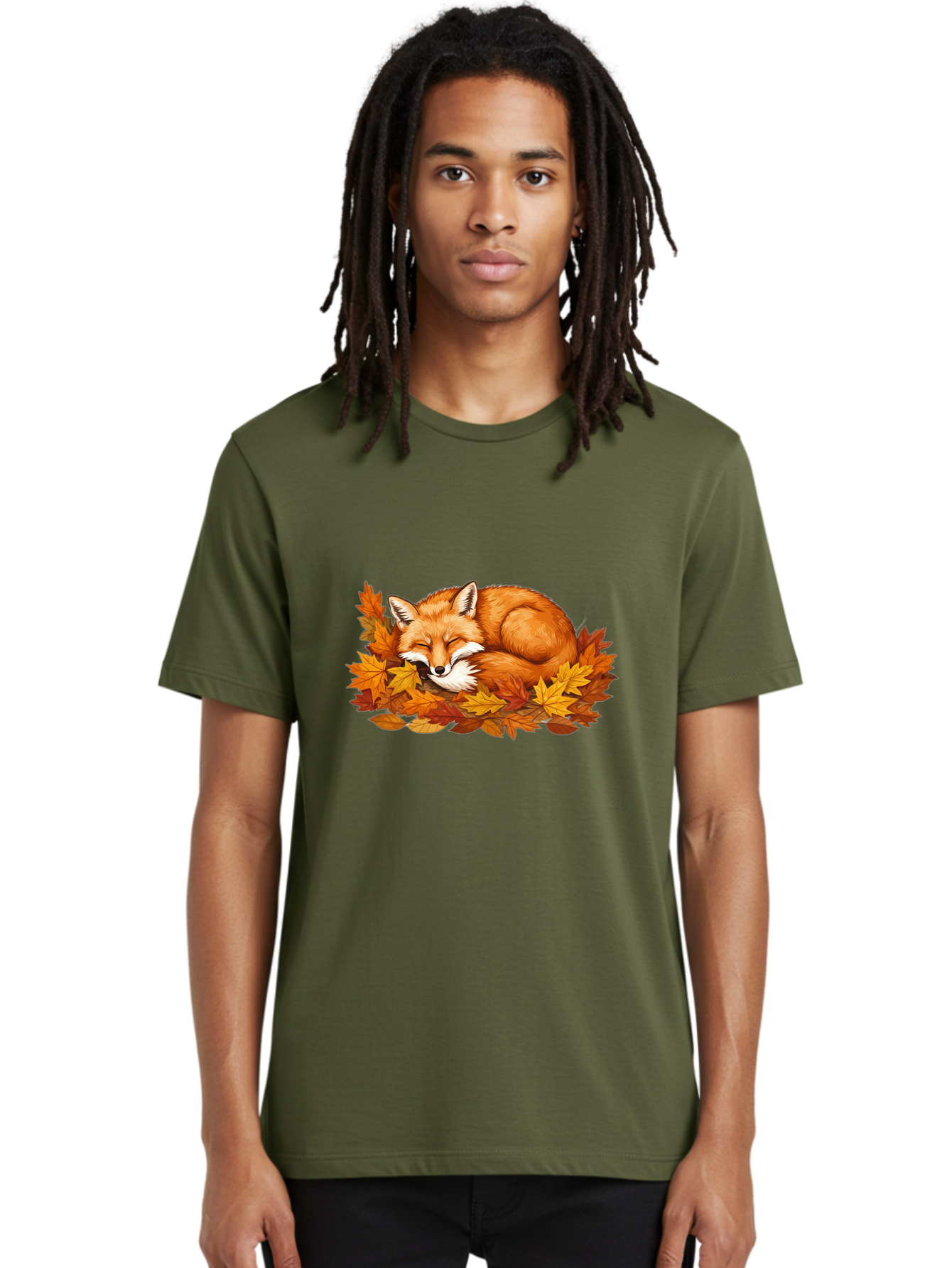 Sleeping-Fox-5 Men'S Graphic Tee, 100% Cotton, Comfortable Casual Summer Wear, Machine Washable, Vintage Camera, Old Camera, Antique Camera, Black Camera, Classic Photography, Photography Equipment, Nostalgic Device, Film Camera, Camera Art Baj767