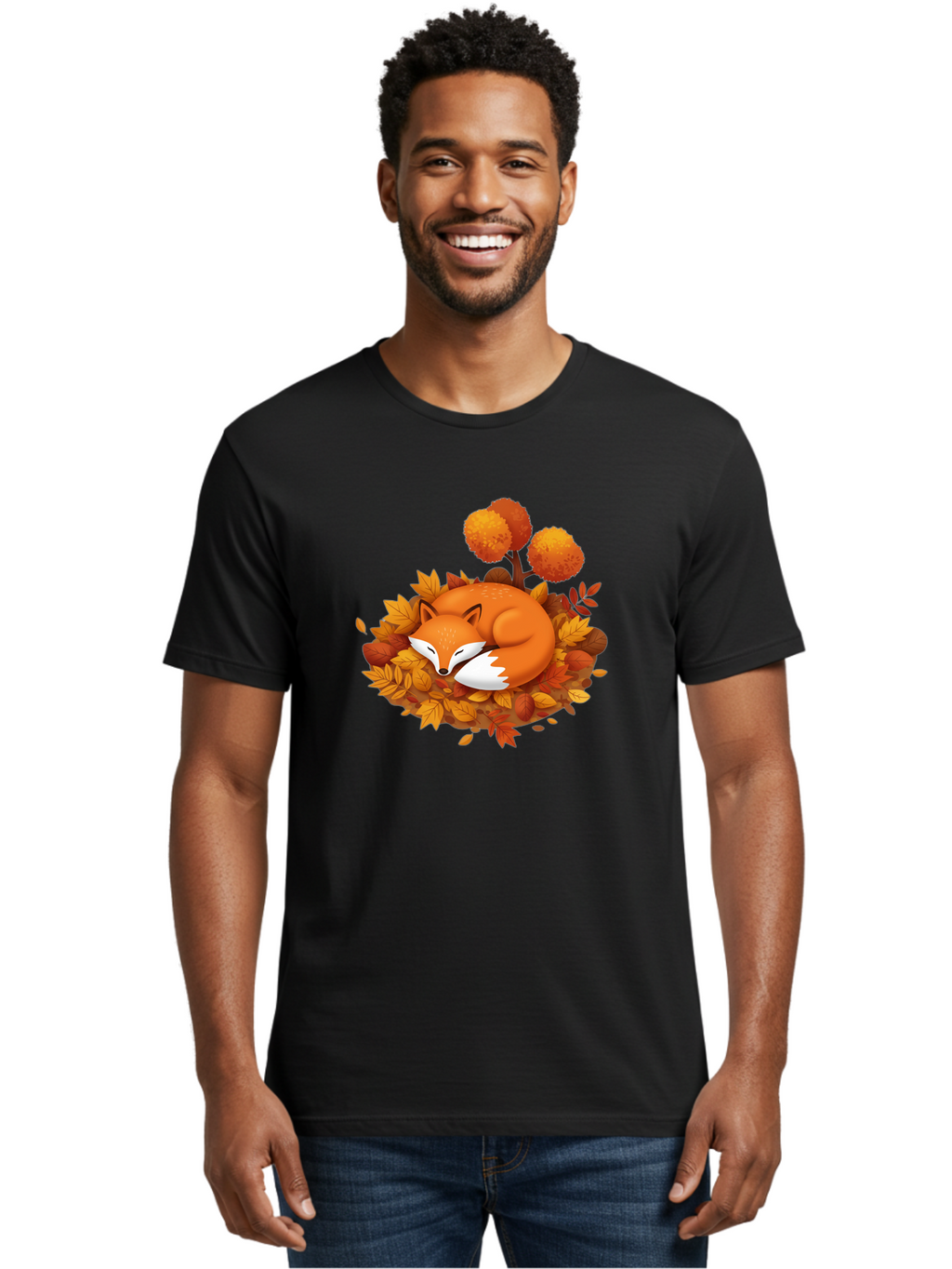 Sleeping-Fox-6 Men'S Graphic Tee, 100% Cotton, Comfortable Casual Summer Wear, Machine Washable, Vintage Camera, Old Camera, Antique Camera, Black Camera, Classic Photography, Photography Equipment, Nostalgic Device, Film Camera, Camera Art Baj768