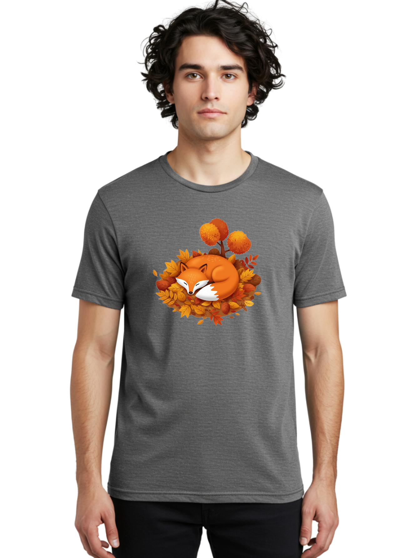 Sleeping-Fox-6 Men'S Graphic Tee, 100% Cotton, Comfortable Casual Summer Wear, Machine Washable, Vintage Camera, Old Camera, Antique Camera, Black Camera, Classic Photography, Photography Equipment, Nostalgic Device, Film Camera, Camera Art Baj768