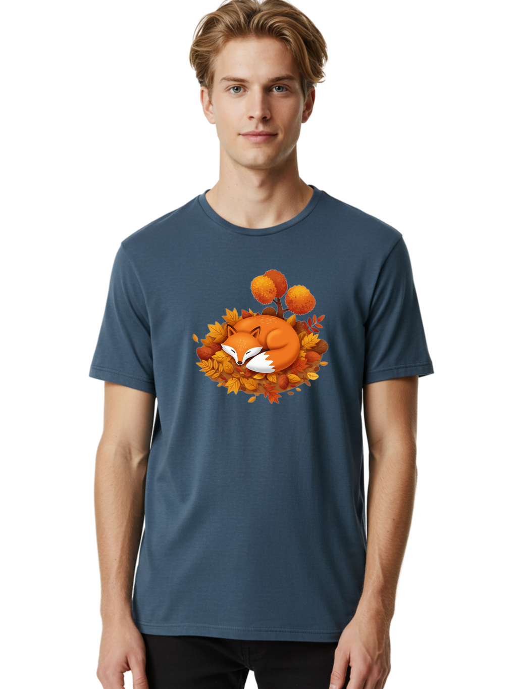 Sleeping-Fox-6 Men'S Graphic Tee, 100% Cotton, Comfortable Casual Summer Wear, Machine Washable, Vintage Camera, Old Camera, Antique Camera, Black Camera, Classic Photography, Photography Equipment, Nostalgic Device, Film Camera, Camera Art Baj768