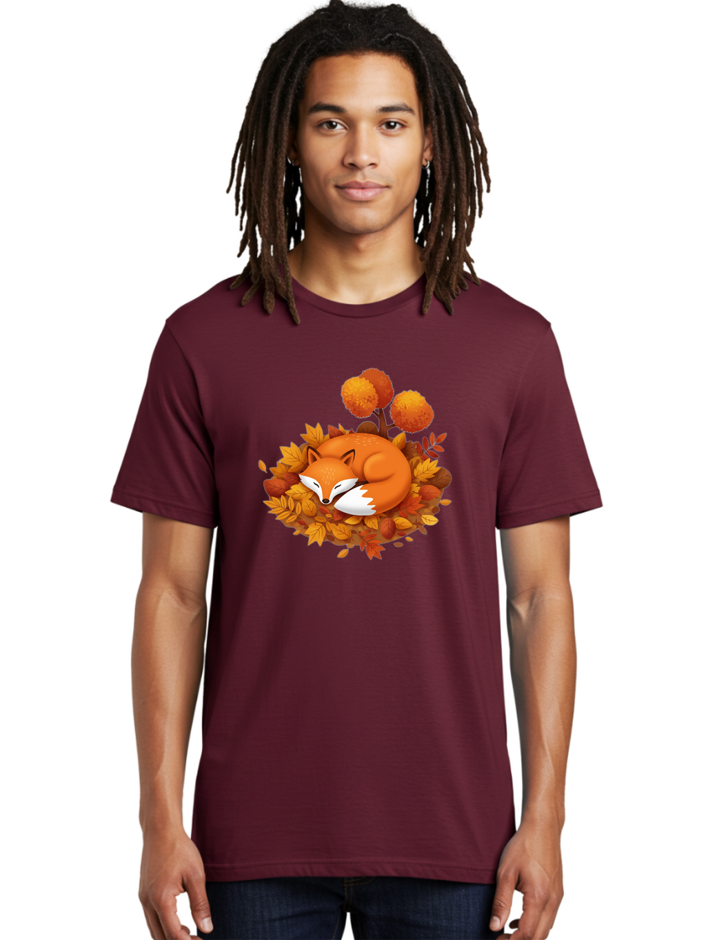 Sleeping-Fox-6 Men'S Graphic Tee, 100% Cotton, Comfortable Casual Summer Wear, Machine Washable, Vintage Camera, Old Camera, Antique Camera, Black Camera, Classic Photography, Photography Equipment, Nostalgic Device, Film Camera, Camera Art Baj768
