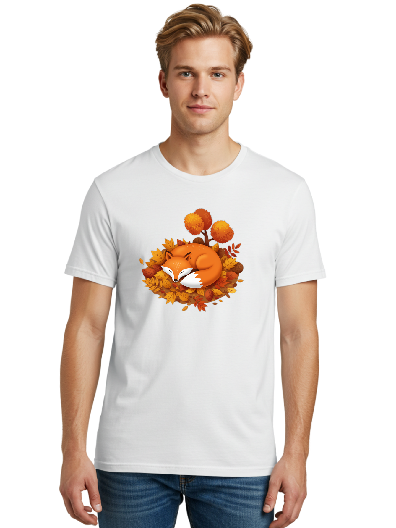 Sleeping-Fox-6 Men'S Graphic Tee, 100% Cotton, Comfortable Casual Summer Wear, Machine Washable, Vintage Camera, Old Camera, Antique Camera, Black Camera, Classic Photography, Photography Equipment, Nostalgic Device, Film Camera, Camera Art Baj768
