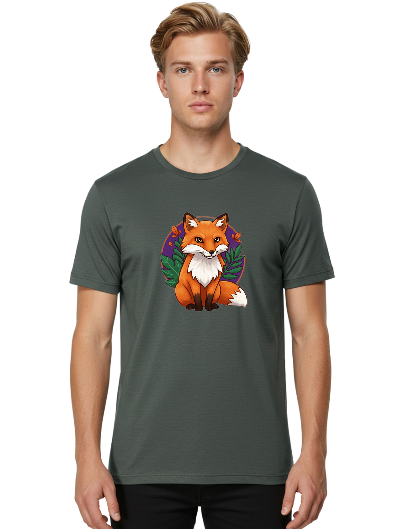 Sly-Fox Men'S Graphic Tee, 100% Cotton, Comfortable Casual Summer Wear, Machine Washable, Vintage Camera, Old Camera, Antique Camera, Black Camera, Classic Photography, Photography Equipment, Nostalgic Device, Film Camera, Camera Art Baj770