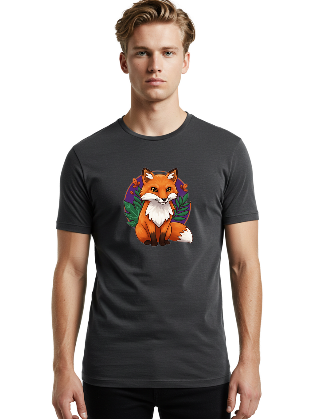 Sly-Fox Men'S Graphic Tee, 100% Cotton, Comfortable Casual Summer Wear, Machine Washable, Vintage Camera, Old Camera, Antique Camera, Black Camera, Classic Photography, Photography Equipment, Nostalgic Device, Film Camera, Camera Art Baj770