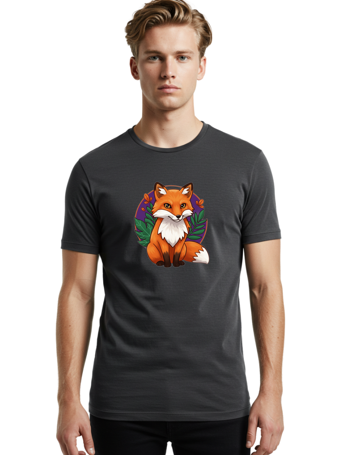 Sly-Fox Men'S Graphic Tee, 100% Cotton, Comfortable Casual Summer Wear, Machine Washable, Vintage Camera, Old Camera, Antique Camera, Black Camera, Classic Photography, Photography Equipment, Nostalgic Device, Film Camera, Camera Art Baj770