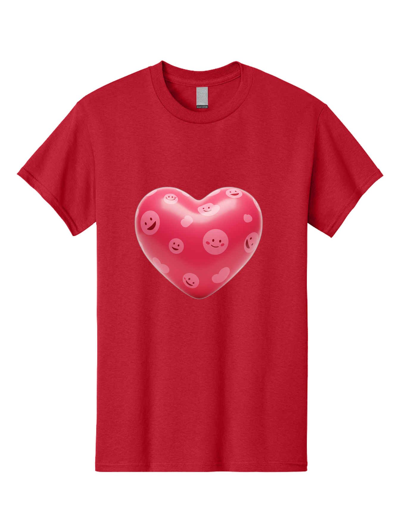 Smiley-Heart-5 Men'S Graphic Tee, 100% Cotton, Comfortable Casual Summer Wear, Machine Washable, Vintage Camera, Old Camera, Antique Camera, Black Camera, Classic Photography, Photography Equipment, Nostalgic Device, Film Camera, Camera Art Baj776