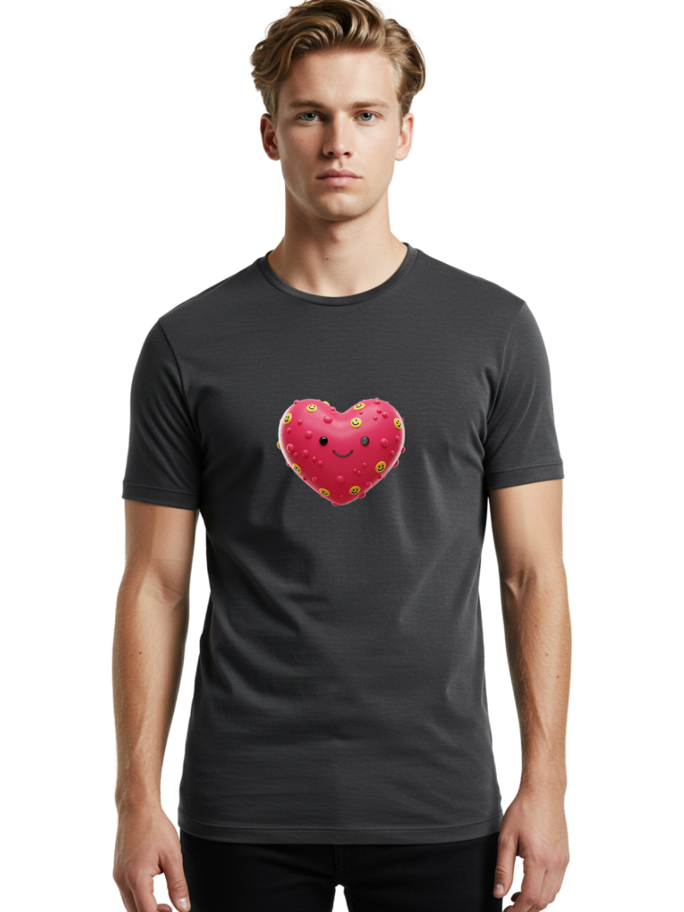 Smiley-Heart Men'S Graphic Tee, 100% Cotton, Comfortable Casual Summer Wear, Machine Washable, Vintage Camera, Old Camera, Antique Camera, Black Camera, Classic Photography, Photography Equipment, Nostalgic Device, Film Camera, Camera Art Baj777