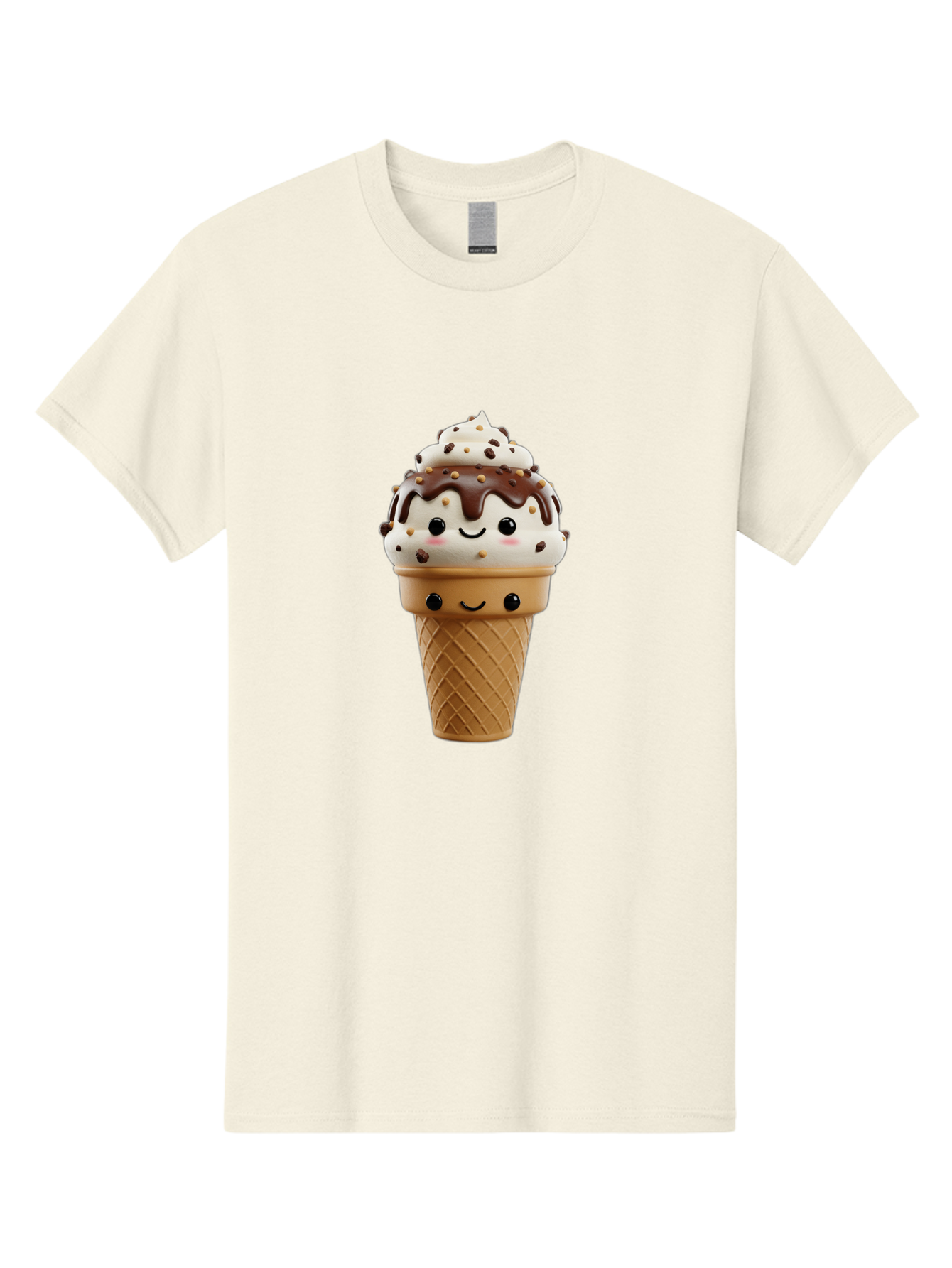 Smiling-Ice-Cream-2 Men'S Graphic Tee, 100% Cotton, Comfortable Casual Summer Wear, Machine Washable, Vintage Camera, Old Camera, Antique Camera, Black Camera, Classic Photography, Photography Equipment, Nostalgic Device, Film Camera, Baj779