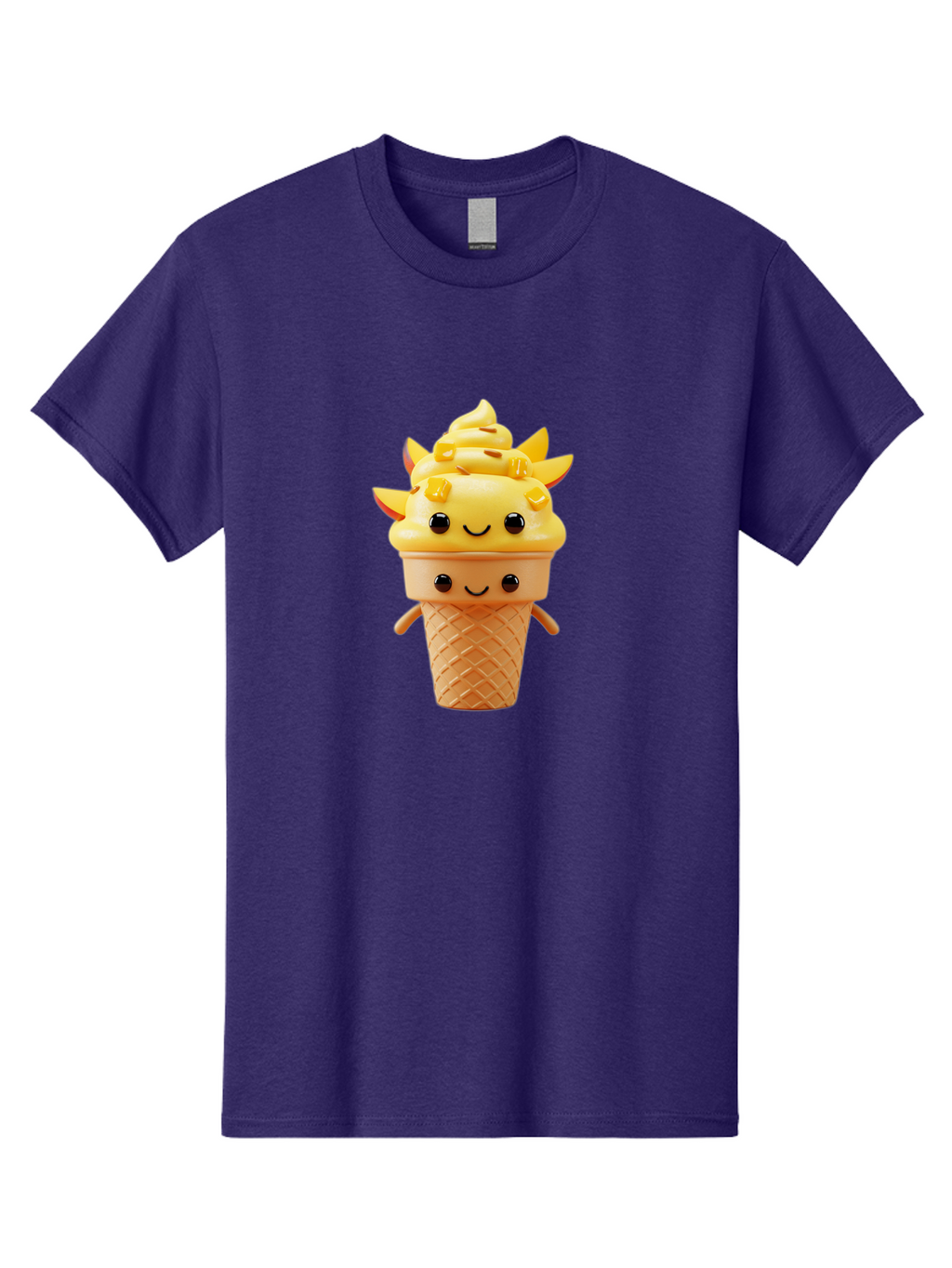 Smiling-Ice-Cream-4 Men'S Graphic Tee, 100% Cotton, Comfortable Casual Summer Wear, Machine Washable, Vintage Camera, Old Camera, Antique Camera, Black Camera, Classic Photography, Photography Equipment, Nostalgic Device, Film Camera, Baj781