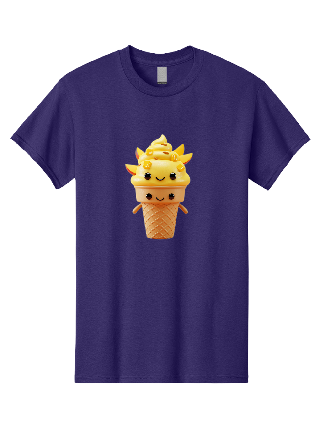 Smiling-Ice-Cream-4 Men'S Graphic Tee, 100% Cotton, Comfortable Casual Summer Wear, Machine Washable, Vintage Camera, Old Camera, Antique Camera, Black Camera, Classic Photography, Photography Equipment, Nostalgic Device, Film Camera, Baj781