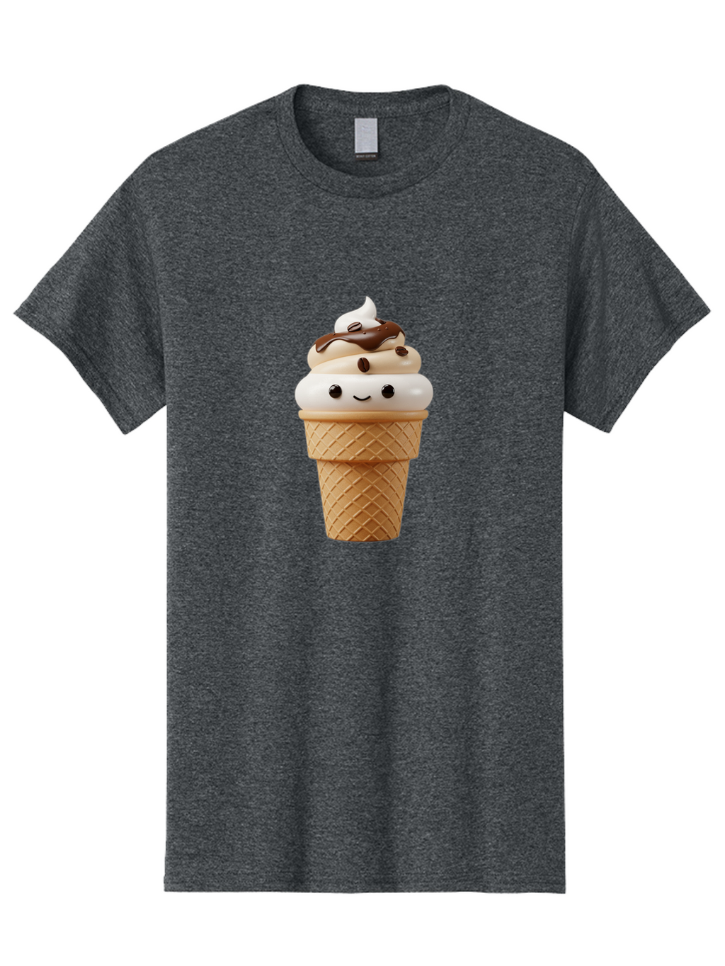 Smiling-Ice-Cream-Cone Men'S Graphic Tee, 100% Cotton, Comfortable Casual Summer Wear, Machine Washable, Vintage Camera, Old Camera, Antique Camera, Black Camera, Classic Photography, Photography Equipment, Nostalgic Device, Film Camera, Baj782