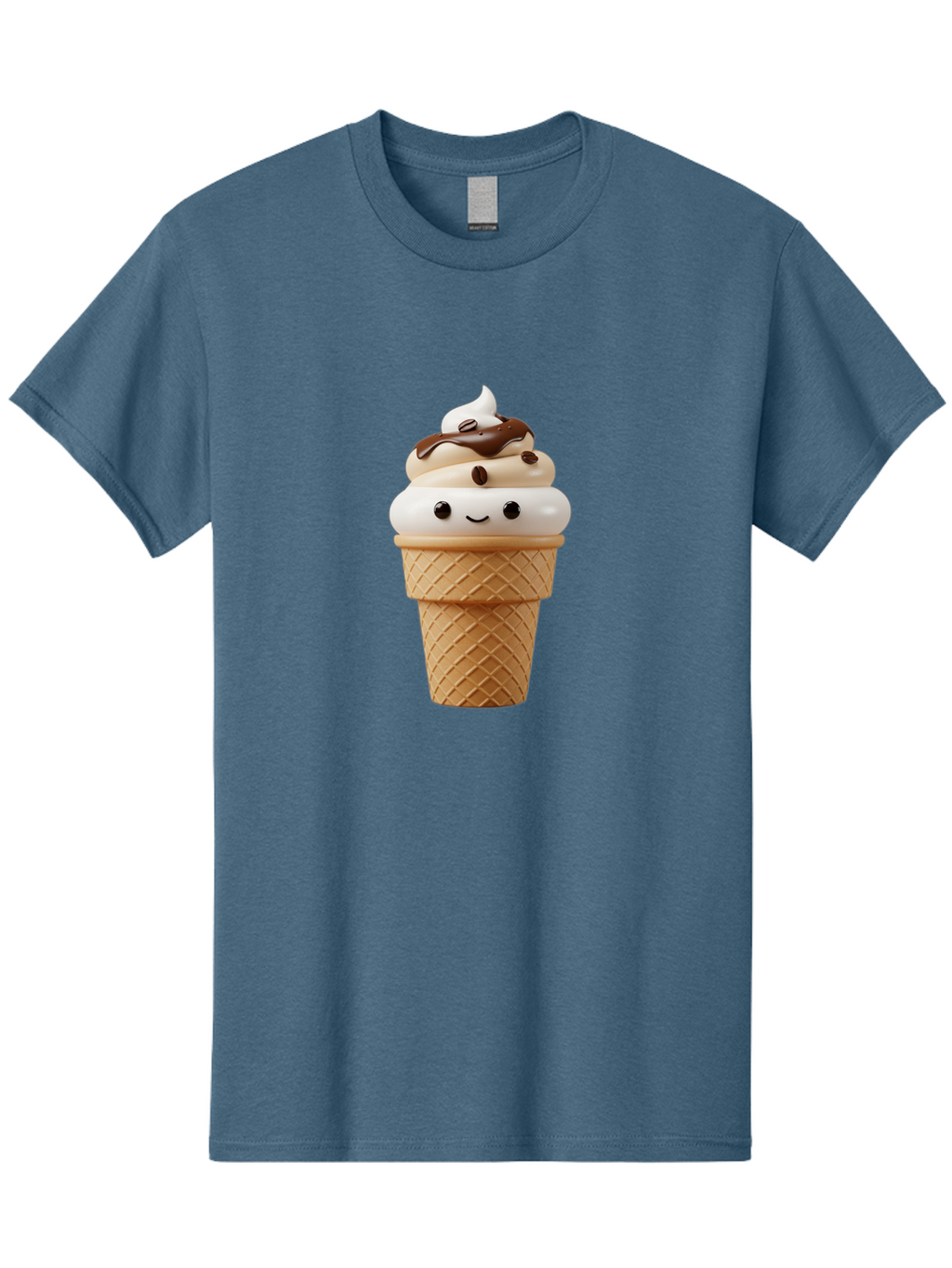 Smiling-Ice-Cream-Cone Men'S Graphic Tee, 100% Cotton, Comfortable Casual Summer Wear, Machine Washable, Vintage Camera, Old Camera, Antique Camera, Black Camera, Classic Photography, Photography Equipment, Nostalgic Device, Film Camera, Baj782