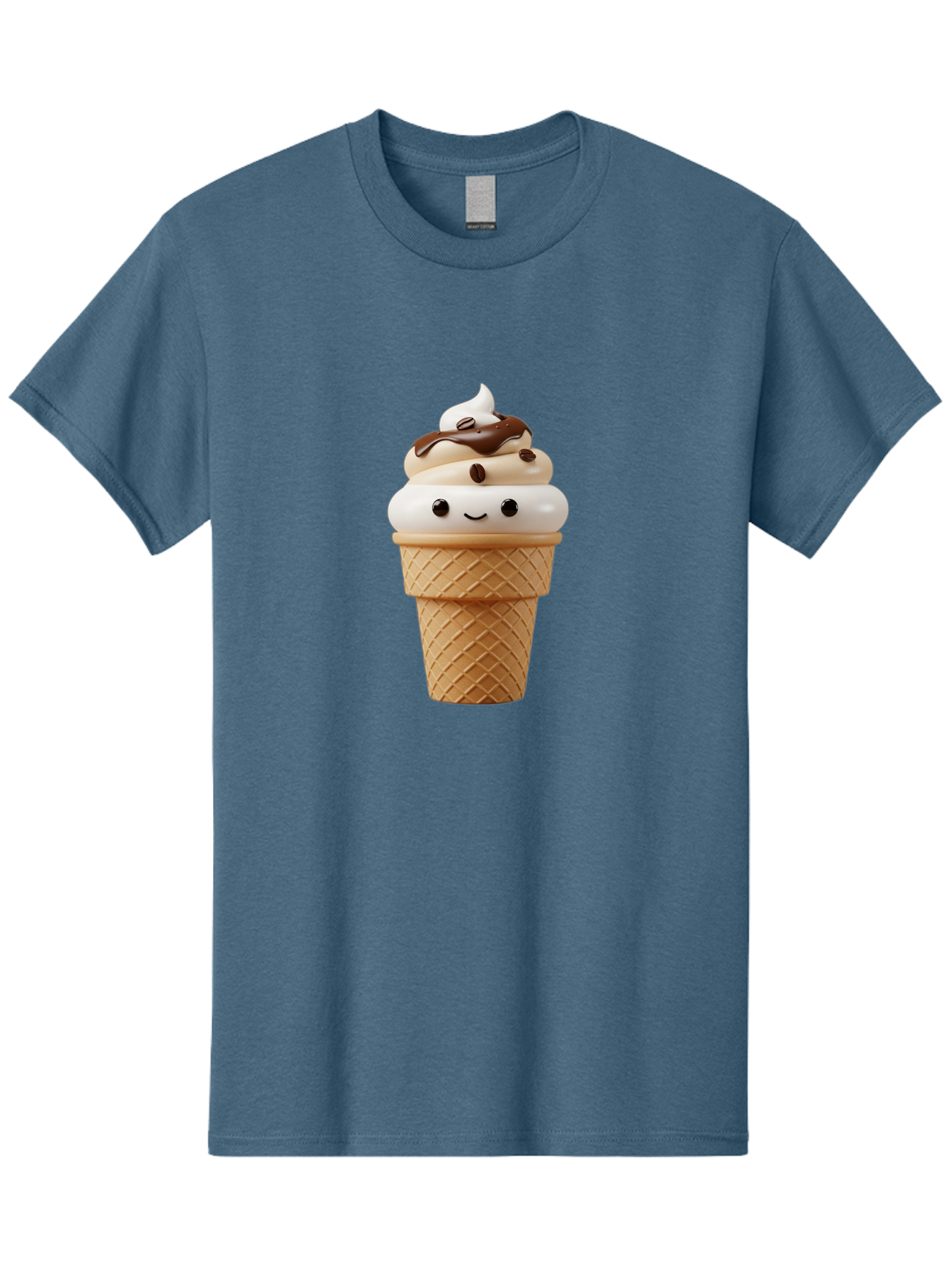 Smiling-Ice-Cream-Cone Men'S Graphic Tee, 100% Cotton, Comfortable Casual Summer Wear, Machine Washable, Vintage Camera, Old Camera, Antique Camera, Black Camera, Classic Photography, Photography Equipment, Nostalgic Device, Film Camera, Baj782