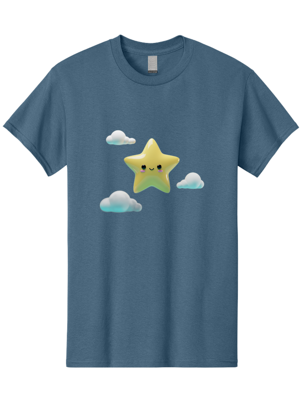 Smiling-Star-1 Men'S Graphic Tee, 100% Cotton, Comfortable Casual Summer Wear, Machine Washable, Vintage Camera, Old Camera, Antique Camera, Black Camera, Classic Photography, Photography Equipment, Nostalgic Device, Film Camera, Camera Art Baj784