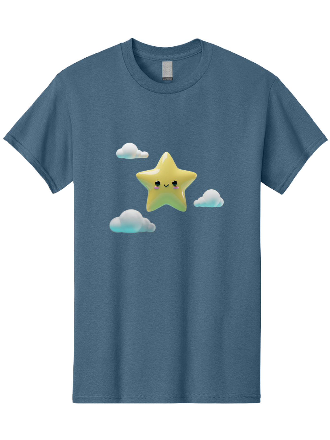 Smiling-Star-1 Men'S Graphic Tee, 100% Cotton, Comfortable Casual Summer Wear, Machine Washable, Vintage Camera, Old Camera, Antique Camera, Black Camera, Classic Photography, Photography Equipment, Nostalgic Device, Film Camera, Camera Art Baj784