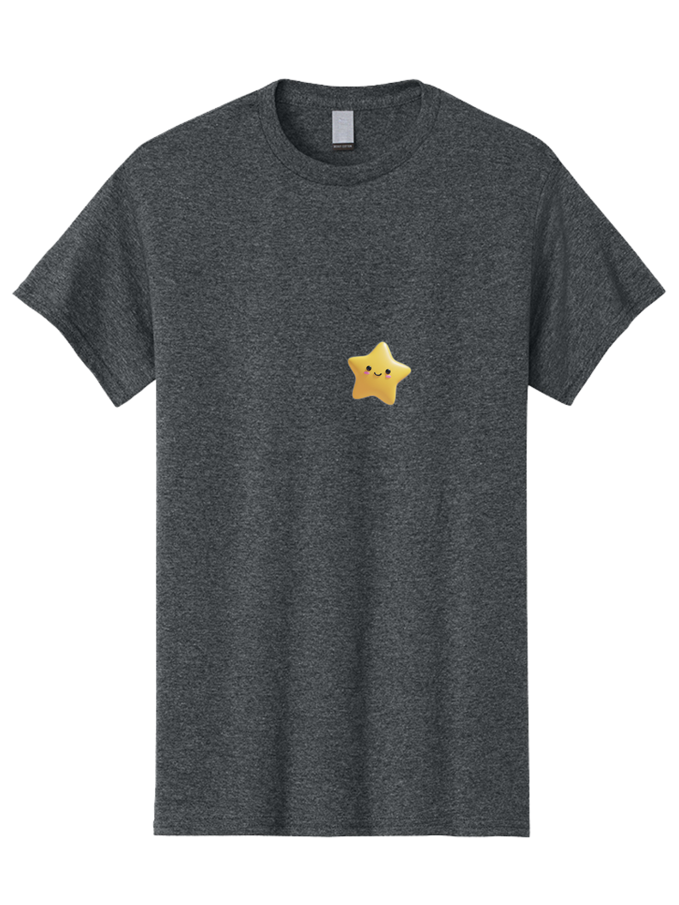 Smiling-Star-2 Men'S Graphic Tee, 100% Cotton, Comfortable Casual Summer Wear, Machine Washable, Vintage Camera, Old Camera, Antique Camera, Black Camera, Classic Photography, Photography Equipment, Nostalgic Device, Film Camera, Camera Art Baj785