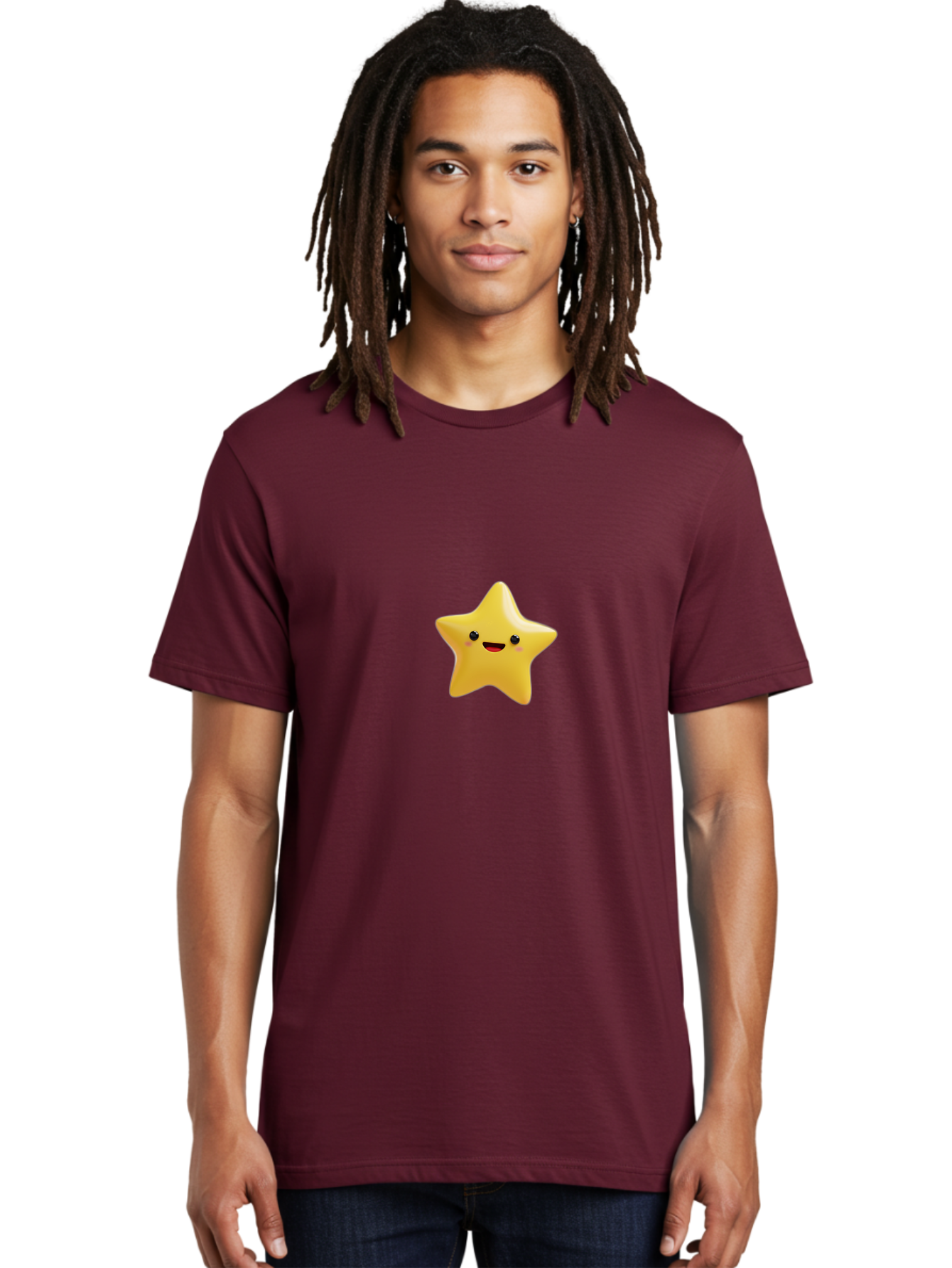 Smiling-Star-3 Men'S Graphic Tee, 100% Cotton, Comfortable Casual Summer Wear, Machine Washable, Vintage Camera, Old Camera, Antique Camera, Black Camera, Classic Photography, Photography Equipment, Nostalgic Device, Film Camera, Camera Art Baj786