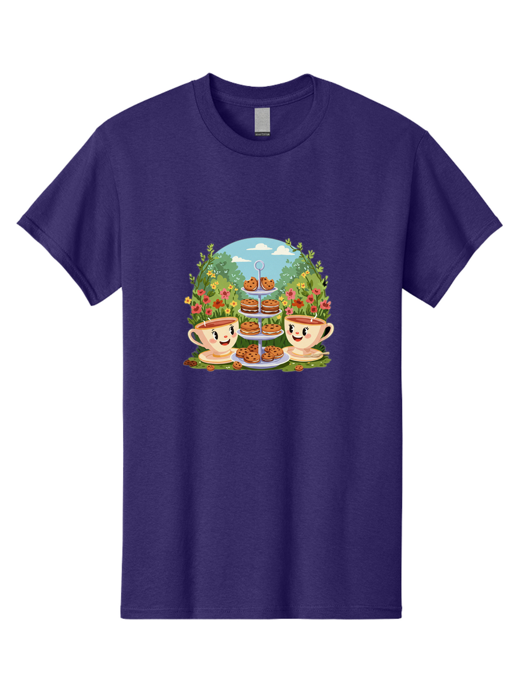 Smiling-Teacups-With-Cookies Men'S Graphic Tee, 100% Cotton, Comfortable Casual Summer Wear, Machine Washable, Vintage Camera, Old Camera, Antique Camera, Black Camera, Classic Photography, Photography Equipment, Nostalgic Device, Film Camera, Baj789