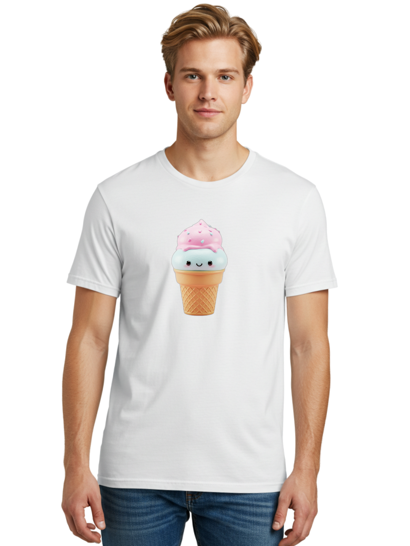 Squishy-Ice-Cream Men'S Graphic Tee, 100% Cotton, Comfortable Casual Summer Wear, Machine Washable, Vintage Camera, Old Camera, Antique Camera, Black Camera, Classic Photography, Photography Equipment, Nostalgic Device, Film Camera, Camera Art Baj793