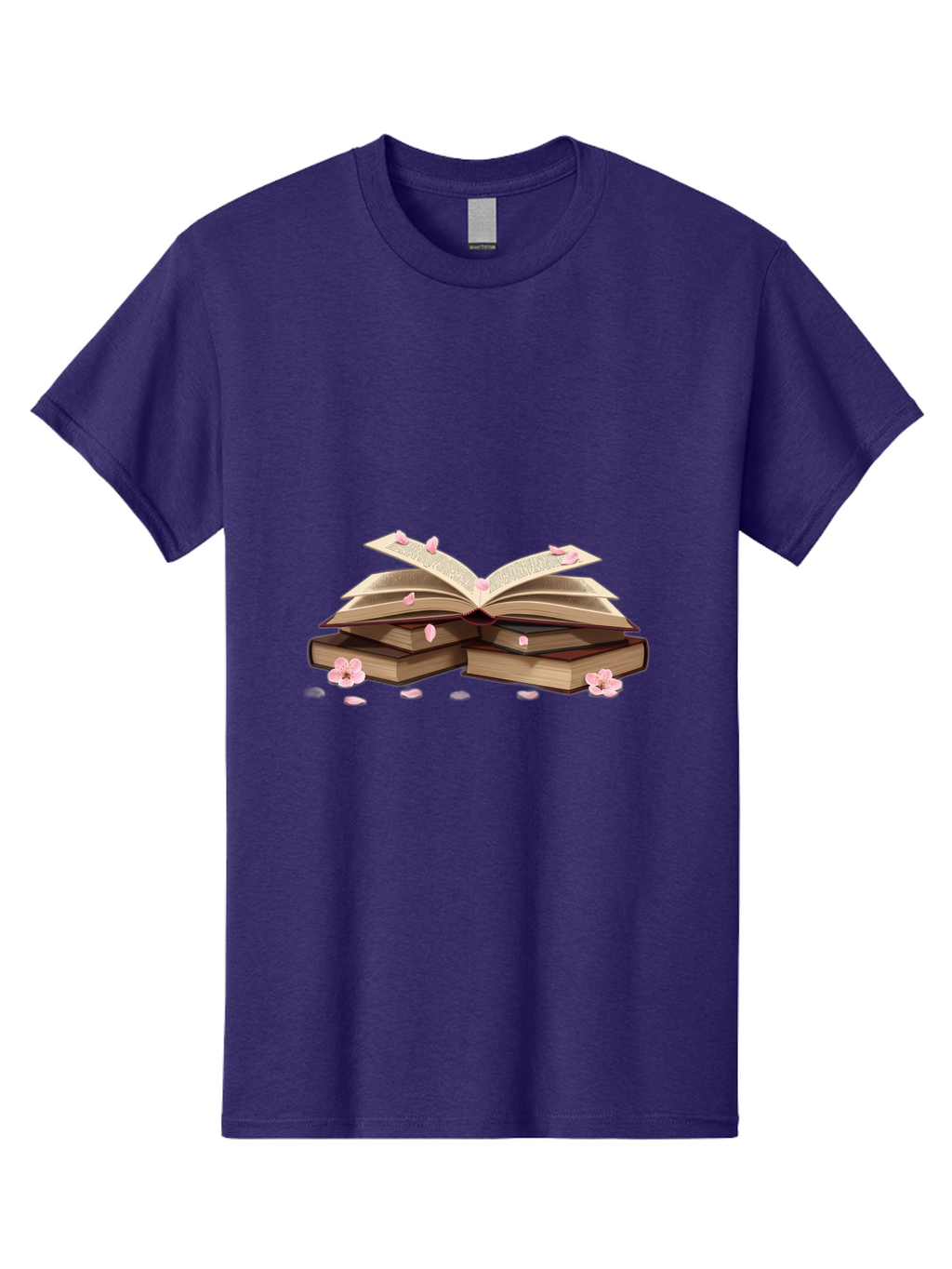 Stacked-Books-With-Cherry-Blossoms Men'S Graphic Tee, 100% Cotton, Comfortable Casual Summer Wear, Machine Washable, Vintage Camera, Old Camera, Antique Camera, Black Camera, Classic Photography, Photography Equipment, Nostalgic Device, Baj794