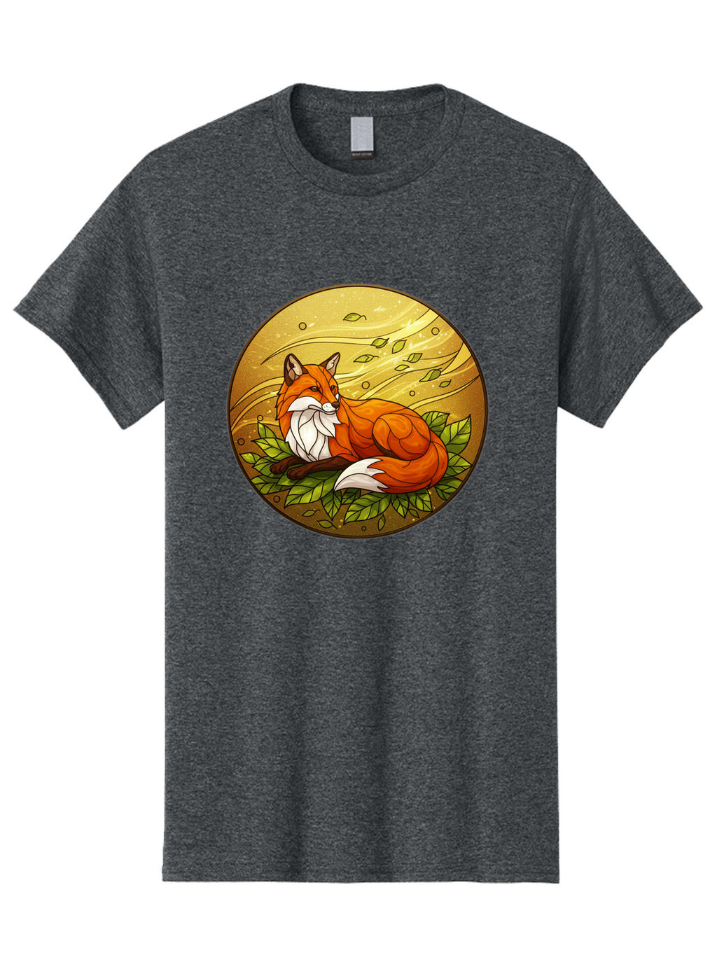 Stained-Glass-Fox Men'S Graphic Tee, 100% Cotton, Comfortable Casual Summer Wear, Machine Washable, Vintage Camera, Old Camera, Antique Camera, Black Camera, Classic Photography, Photography Equipment, Nostalgic Device, Film Camera, Camera Art Baj795