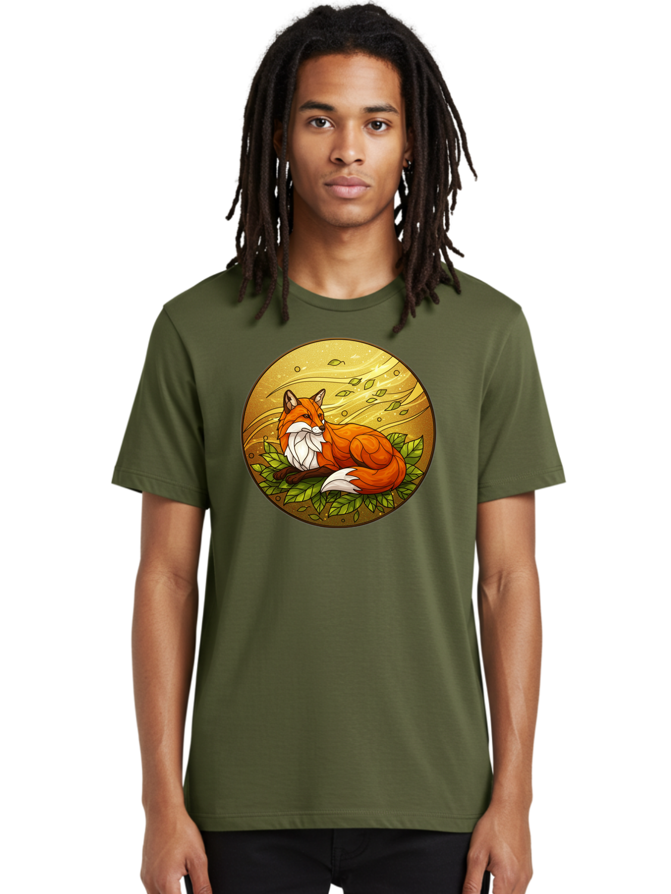 Stained-Glass-Fox Men'S Graphic Tee, 100% Cotton, Comfortable Casual Summer Wear, Machine Washable, Vintage Camera, Old Camera, Antique Camera, Black Camera, Classic Photography, Photography Equipment, Nostalgic Device, Film Camera, Camera Art Baj795