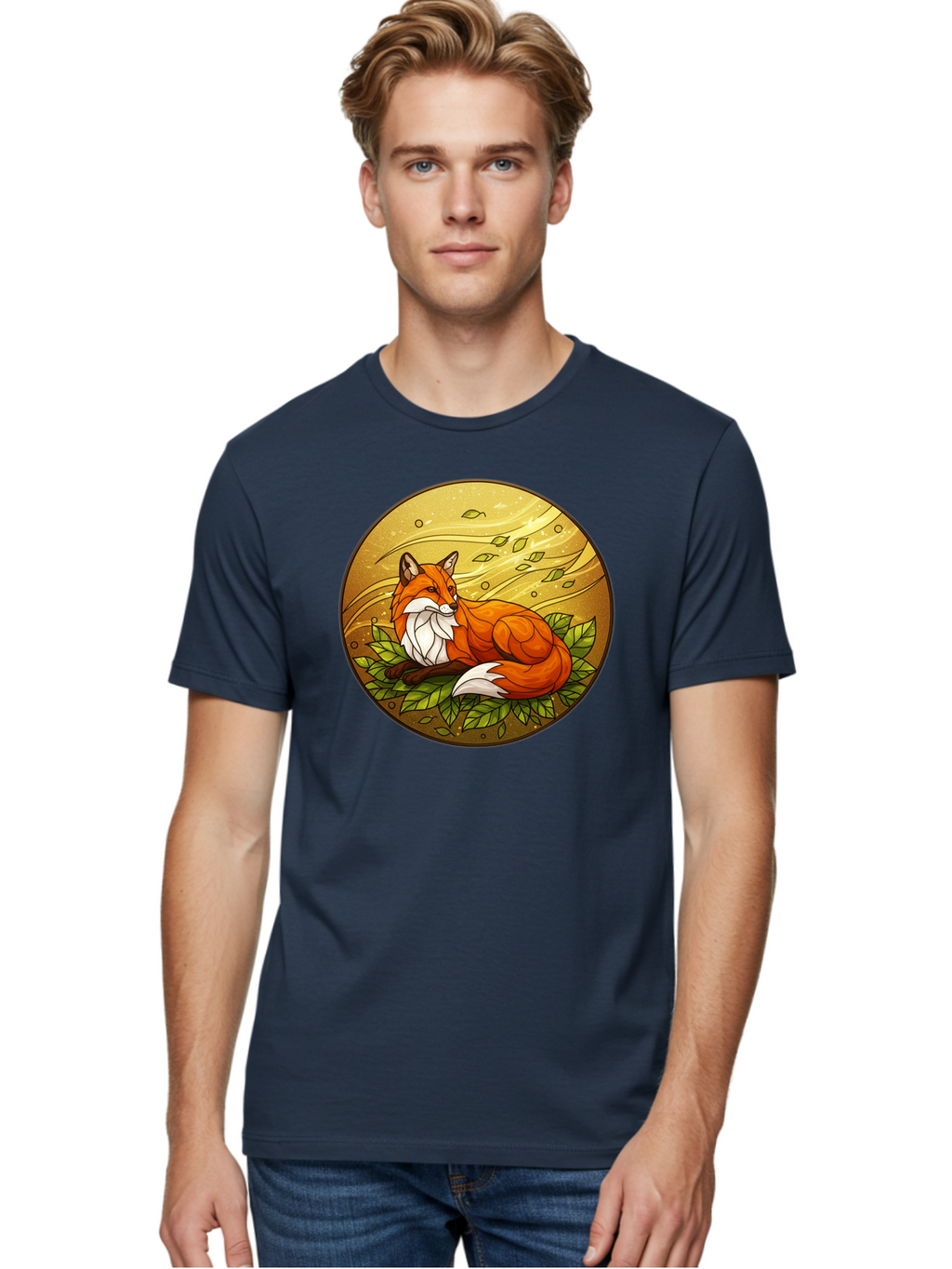 Stained-Glass-Fox Men'S Graphic Tee, 100% Cotton, Comfortable Casual Summer Wear, Machine Washable, Vintage Camera, Old Camera, Antique Camera, Black Camera, Classic Photography, Photography Equipment, Nostalgic Device, Film Camera, Camera Art Baj795
