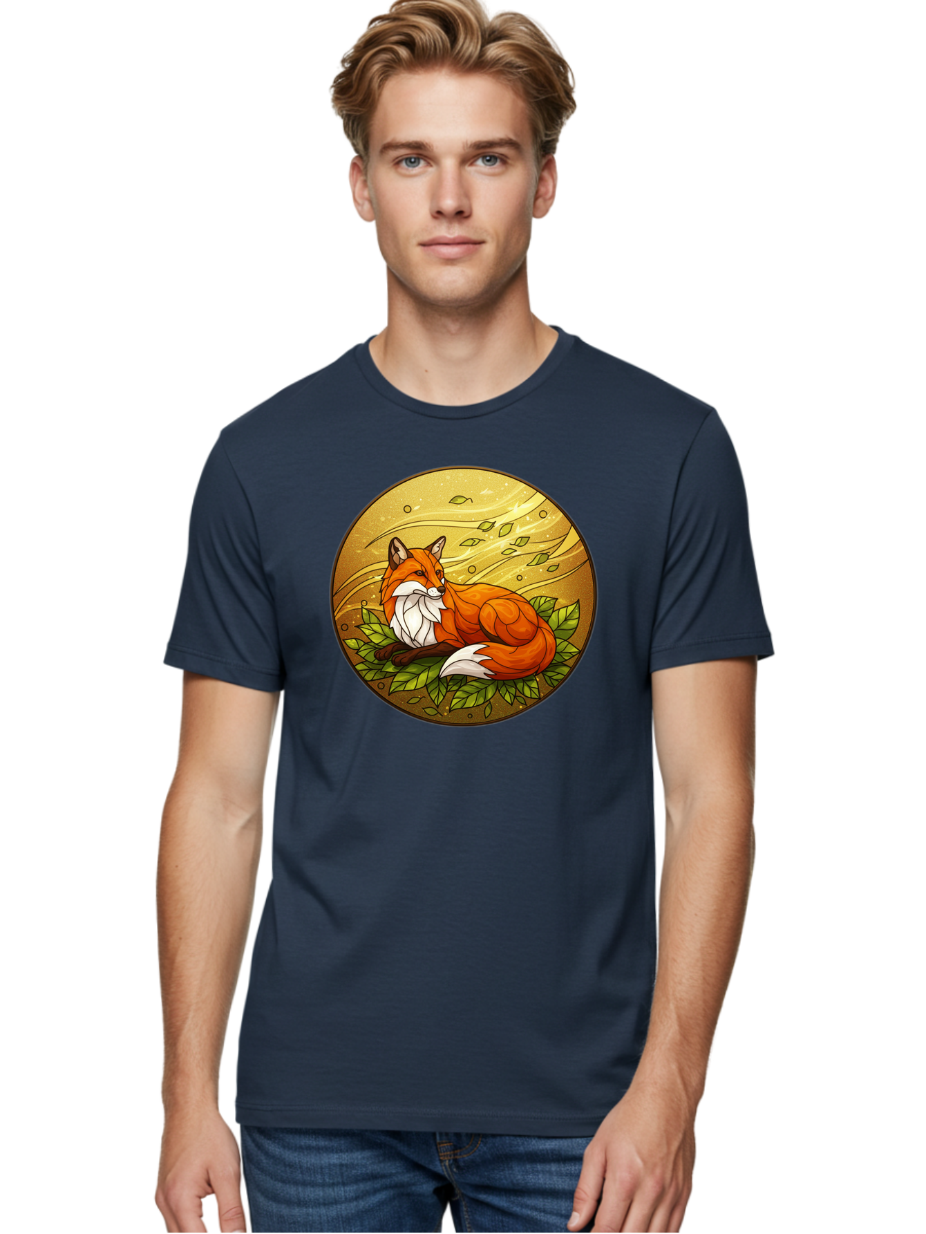 Stained-Glass-Fox Men'S Graphic Tee, 100% Cotton, Comfortable Casual Summer Wear, Machine Washable, Vintage Camera, Old Camera, Antique Camera, Black Camera, Classic Photography, Photography Equipment, Nostalgic Device, Film Camera, Camera Art Baj795